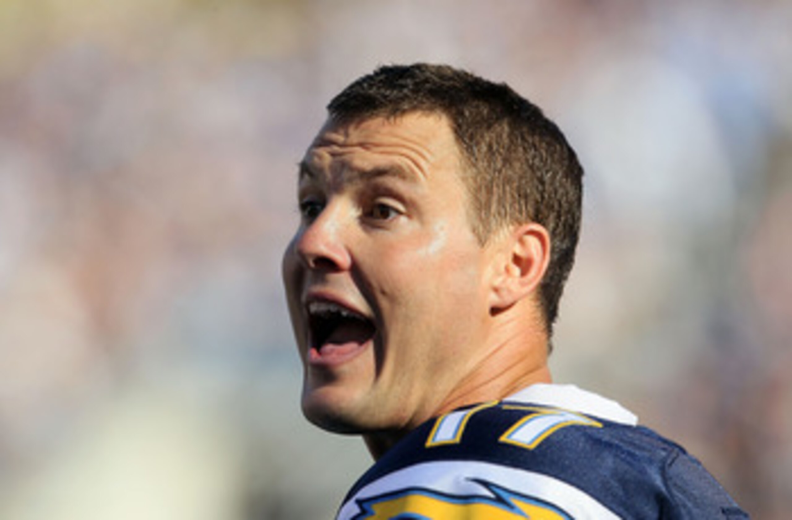 SAN DIEGO - OCTOBER 31:  Quarterback Philip Rivers #17 of the San Diego Chargers plays in the game against the Tennessee Titans at Qualcomm Stadium on October 31, 2010 in San Diego, California. The Chargers defeated the Titans 33-25.  (Photo by Jeff Gross