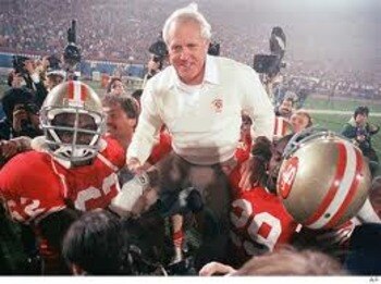 All-Universe head coach Joe Walsh after his first Super Bowl victory