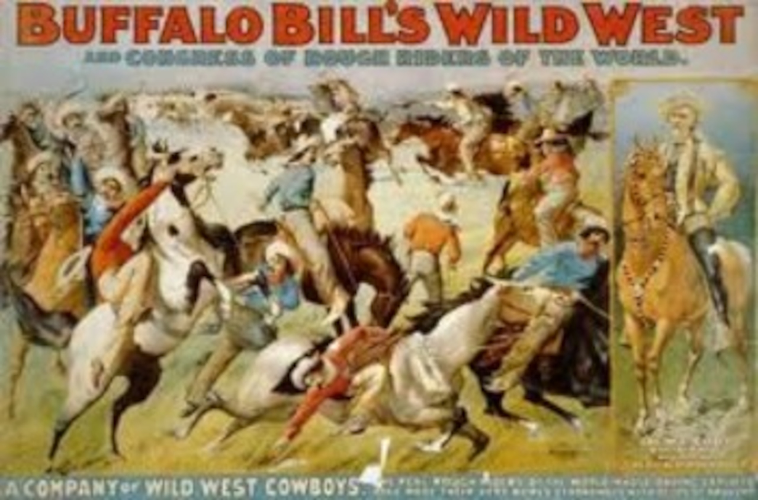 Few pro football teams have been named for an actual person. "Buffalo Bill" Cody became famous for his "Buffalo Bill's Wild West Show" he organized with cowboy themes and actual Indian chiefs.