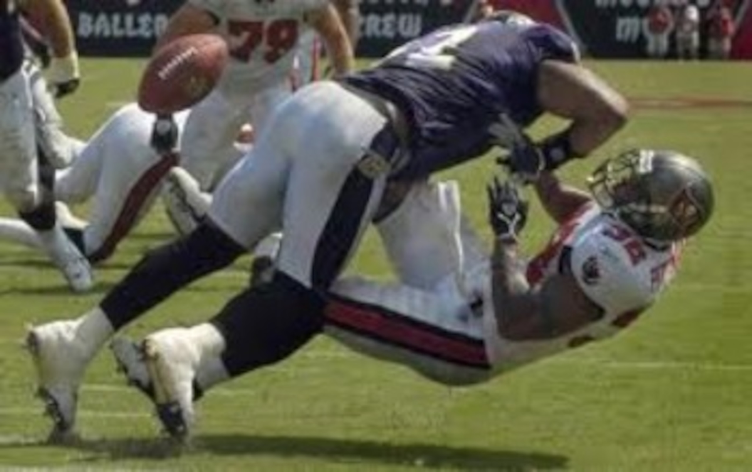 When you think of the Ravens, you think of their defense led by LB Ray Lewis.