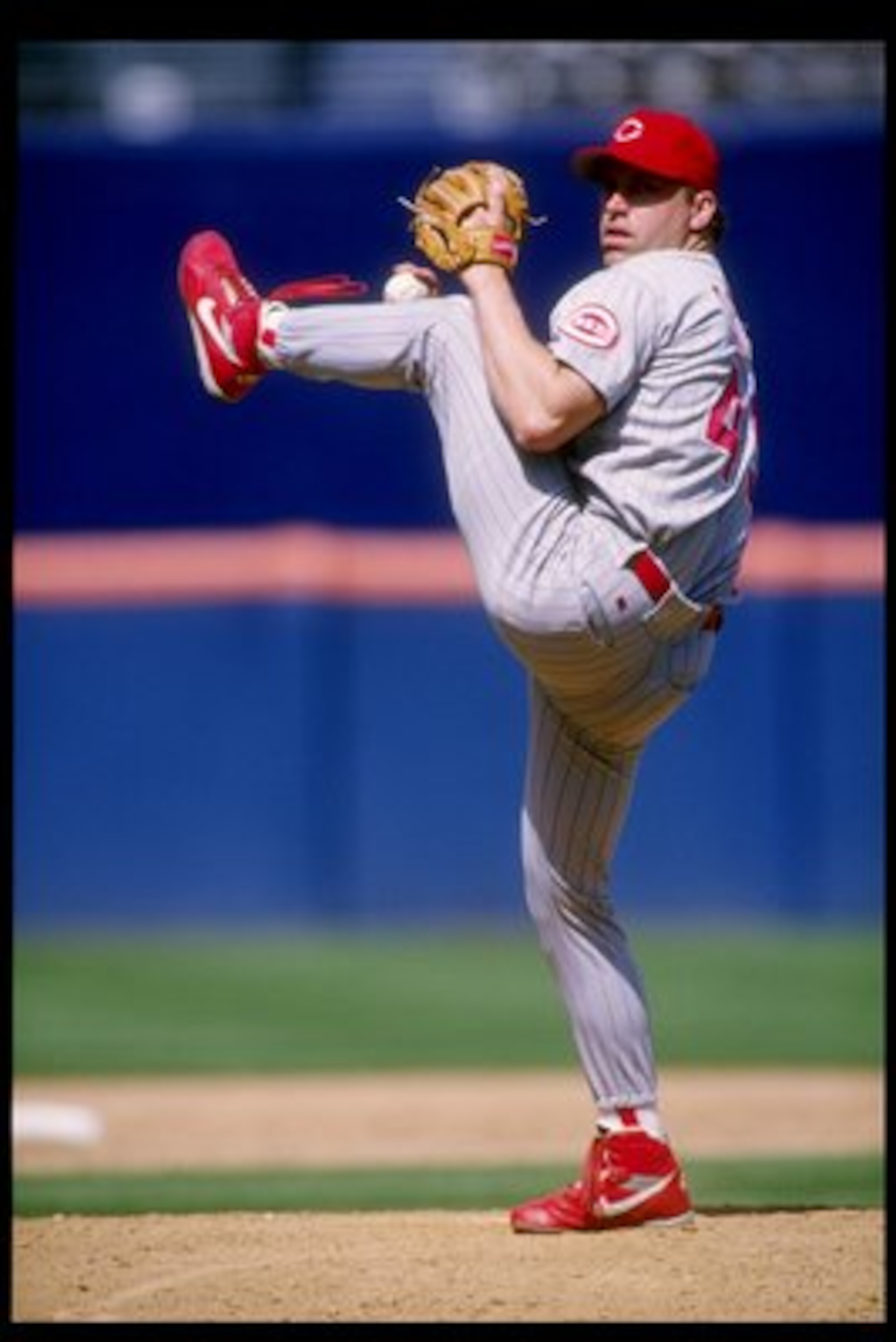 24 Jun 1993:  Pitcher Rob Dibble of the Cincinnati Reds in action during a game against the San Diego Padres at Jack Murphy Stadium in San Diego, California.  Mandatory Credit: Stephen Dunn  /Allsport