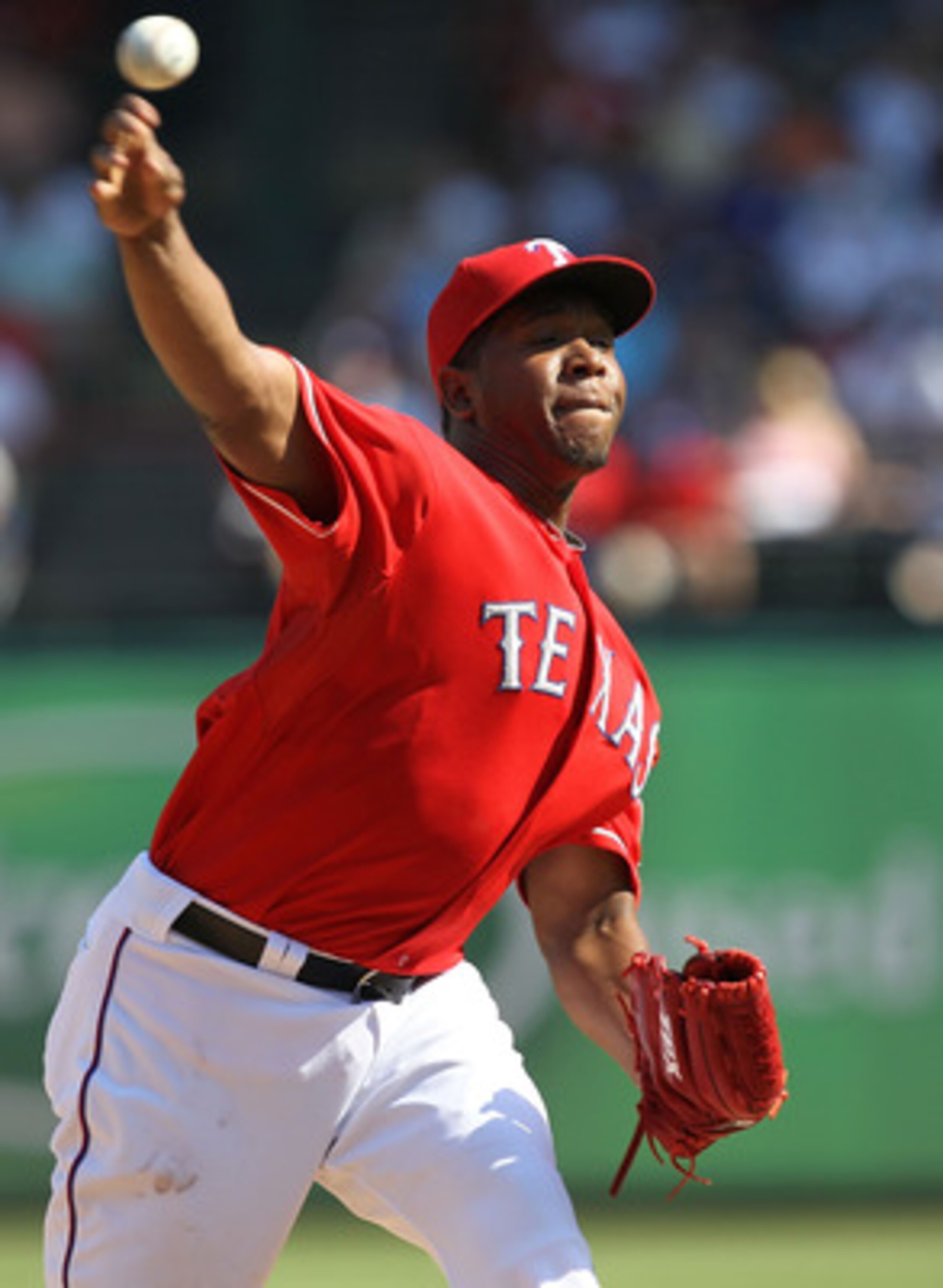 ARLINGTON, TX - MAY 29:  Neftali Feliz #30 of the Texas Rangers at Rangers Ballpark in Arlington on May 29, 2011 in Arlington, Texas.  (Photo by Ronald Martinez/Getty Images)