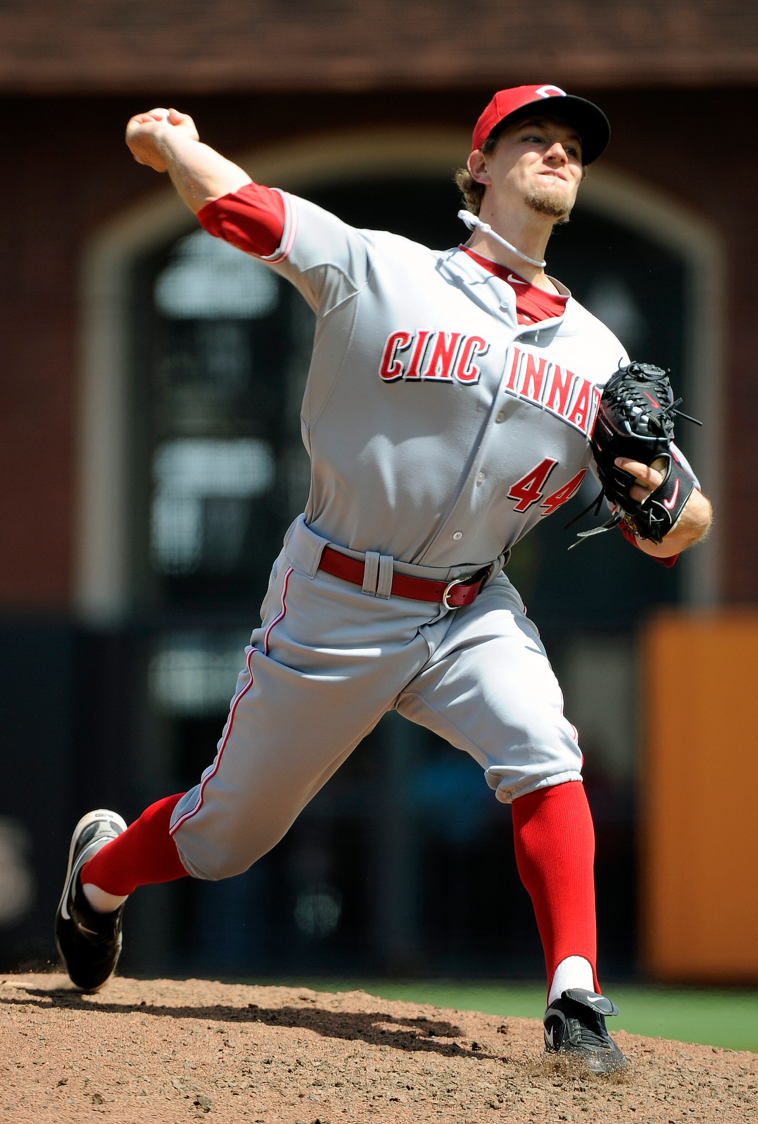 SAN FRANCISCO, CA - JUNE 11: Mike Leake #44 of the Cincinnati Reds pitches against the San Francisco Giants in the sixth inning during a MLB baseball game June 11, 2011 at AT&T Park in San Francisco, California. (Photo by Thearon W. Henderson/Getty Images SAN FRANCISCO, CA - JUNE 11: Mike Leake #44 of the Cincinnati Reds pitches against the San Francisco Giants in the sixth inning during a MLB baseball game June 11, 2011 at AT&T Park in San Francisco, California. (Photo by Thearon W. Henderson/Getty Images