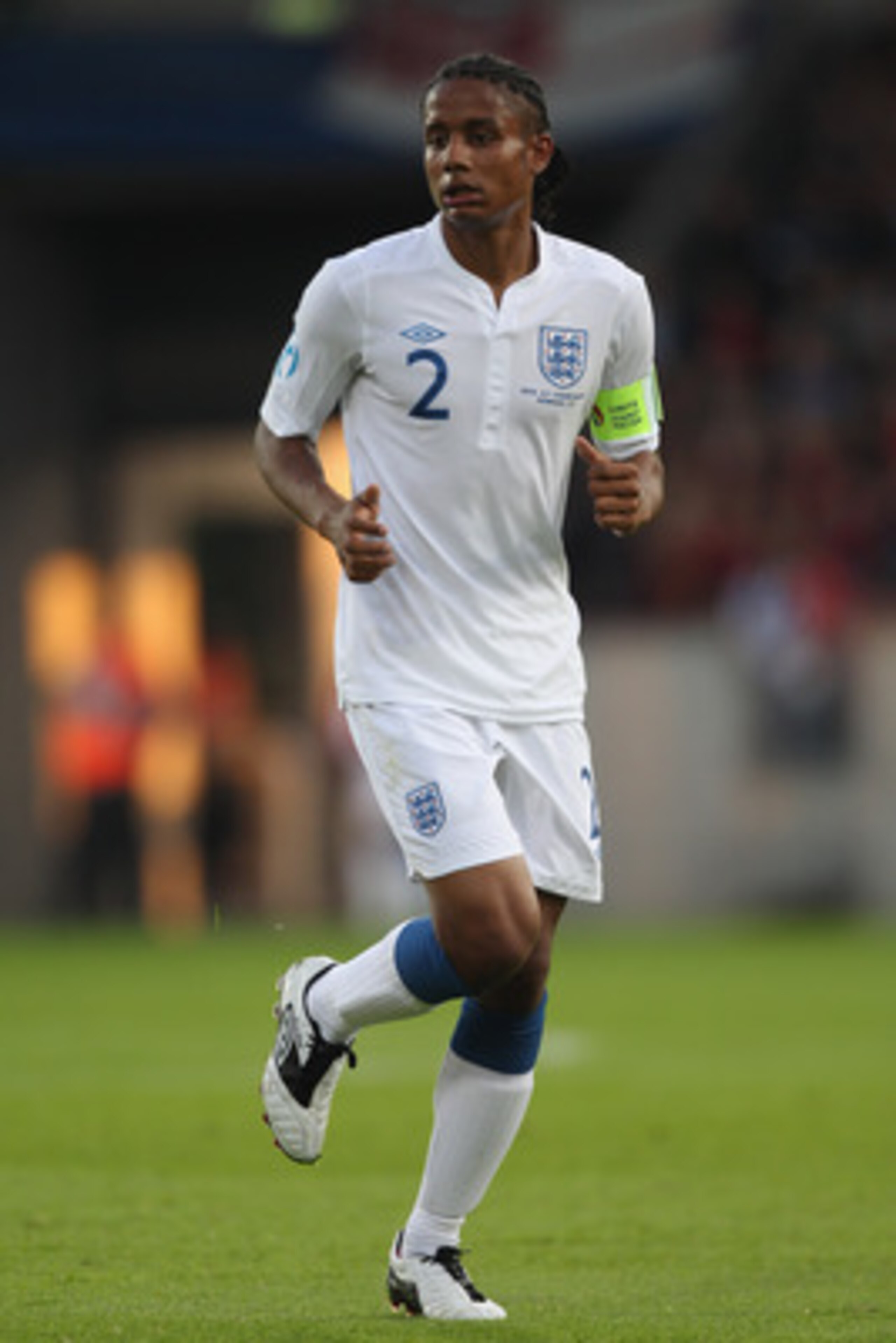 HERNING, DENMARK - JUNE 12:  Michael Mancienne of England during the UEFA European Under-21 Championship Group B match between England and Spain at the Herning Stadium on June 12, 2011 in Herning, Denmark.  (Photo by Michael Steele/Getty Images)
