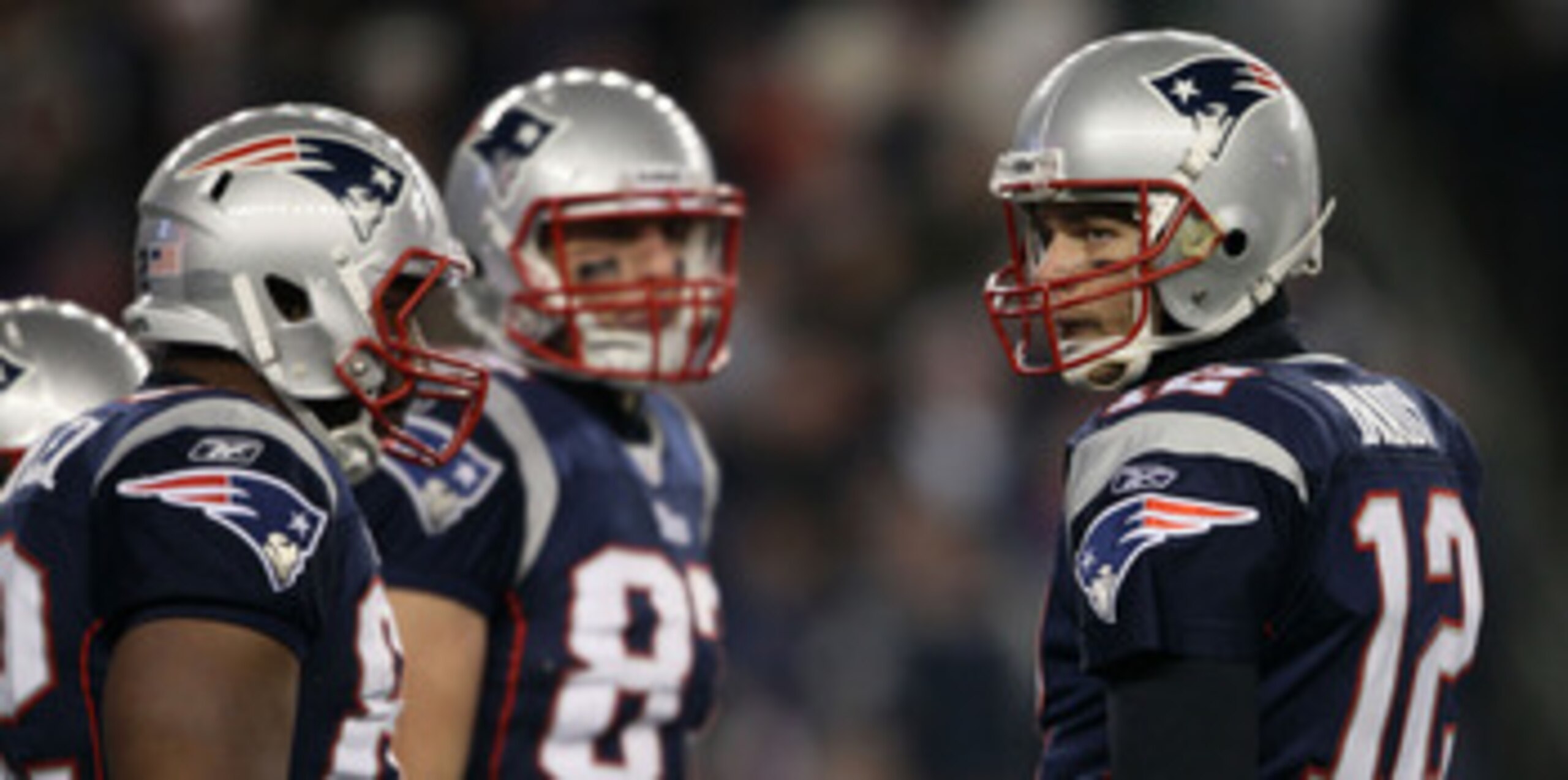 FOXBORO, MA - JANUARY 16:  Quarterback Tom Brady #12 of the New England Patriots stands on the field during their 2011 AFC divisional playoff game against the New York Jets at Gillette Stadium on January 16, 2011 in Foxboro, Massachusetts.  (Photo by Elsa