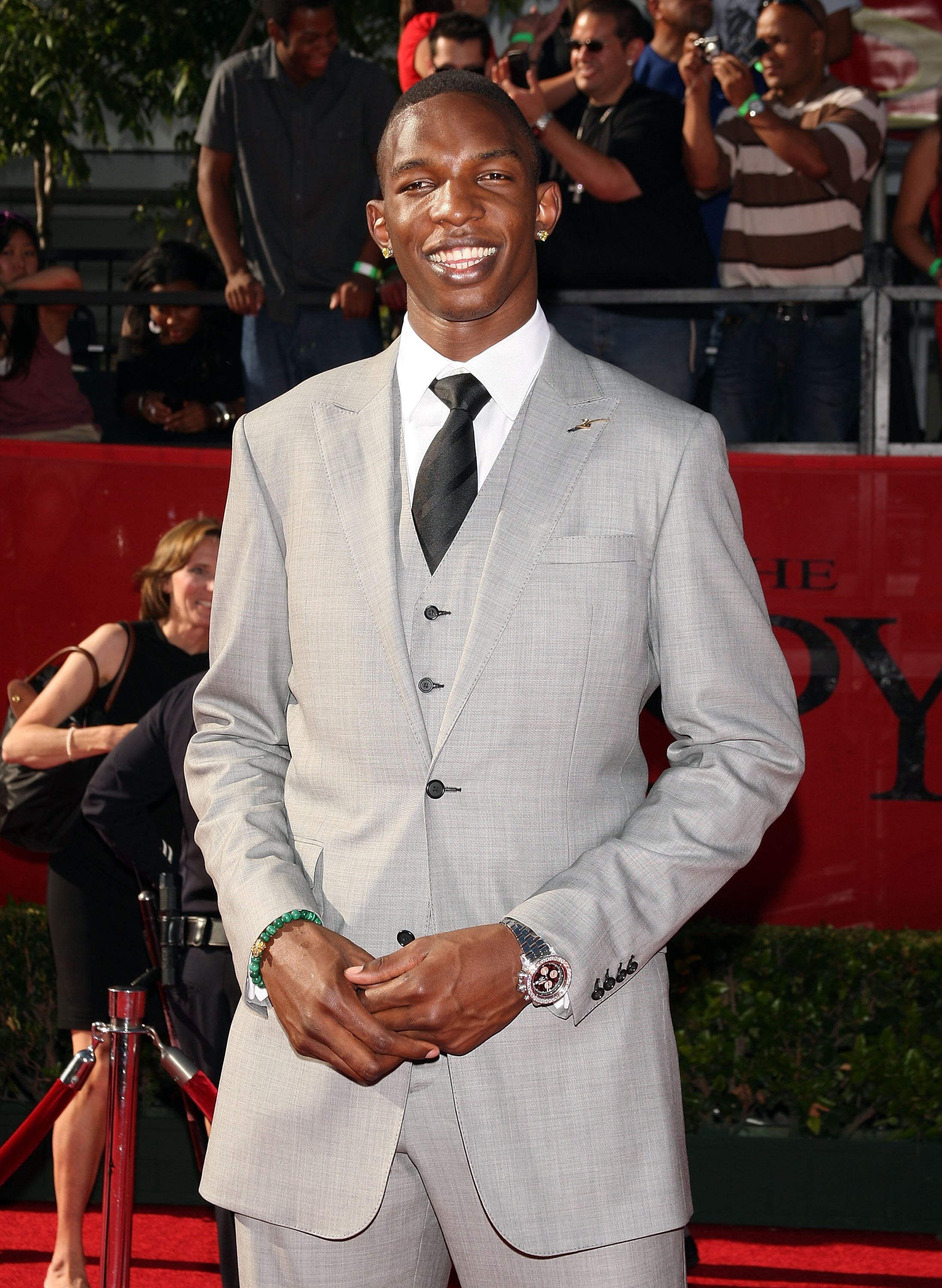 LOS ANGELES, CA - JULY 15:  NBA player Hasheem Thabeet arrives at the 2009 ESPY Awards held at Nokia Theatre LA Live on July 15, 2009 in Los Angeles, California. The 17th annual ESPYs will air on Sunday, July 19 at 9PM ET on ESPN.  (Photo by Jason Merritt