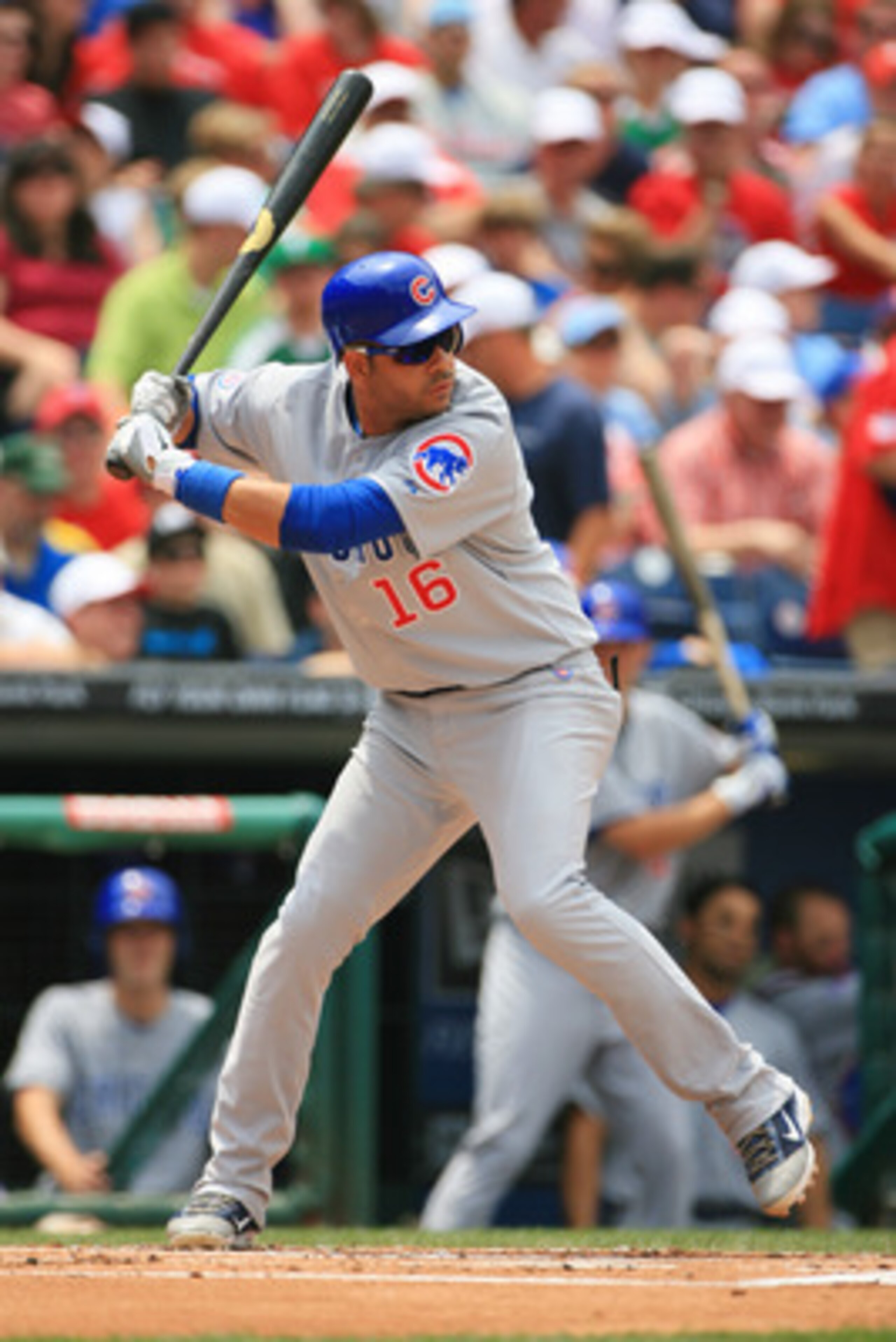 PHILADELPHIA - JUNE 12: Third baseman Aramis Ramirez #16 of the Chicago Cubs bats during a game against the Philadelphia Phillies at Citizens Bank Park on June 12, 2011 in Philadelphia, Pennsylvania. (Photo by Hunter Martin/Getty Images)