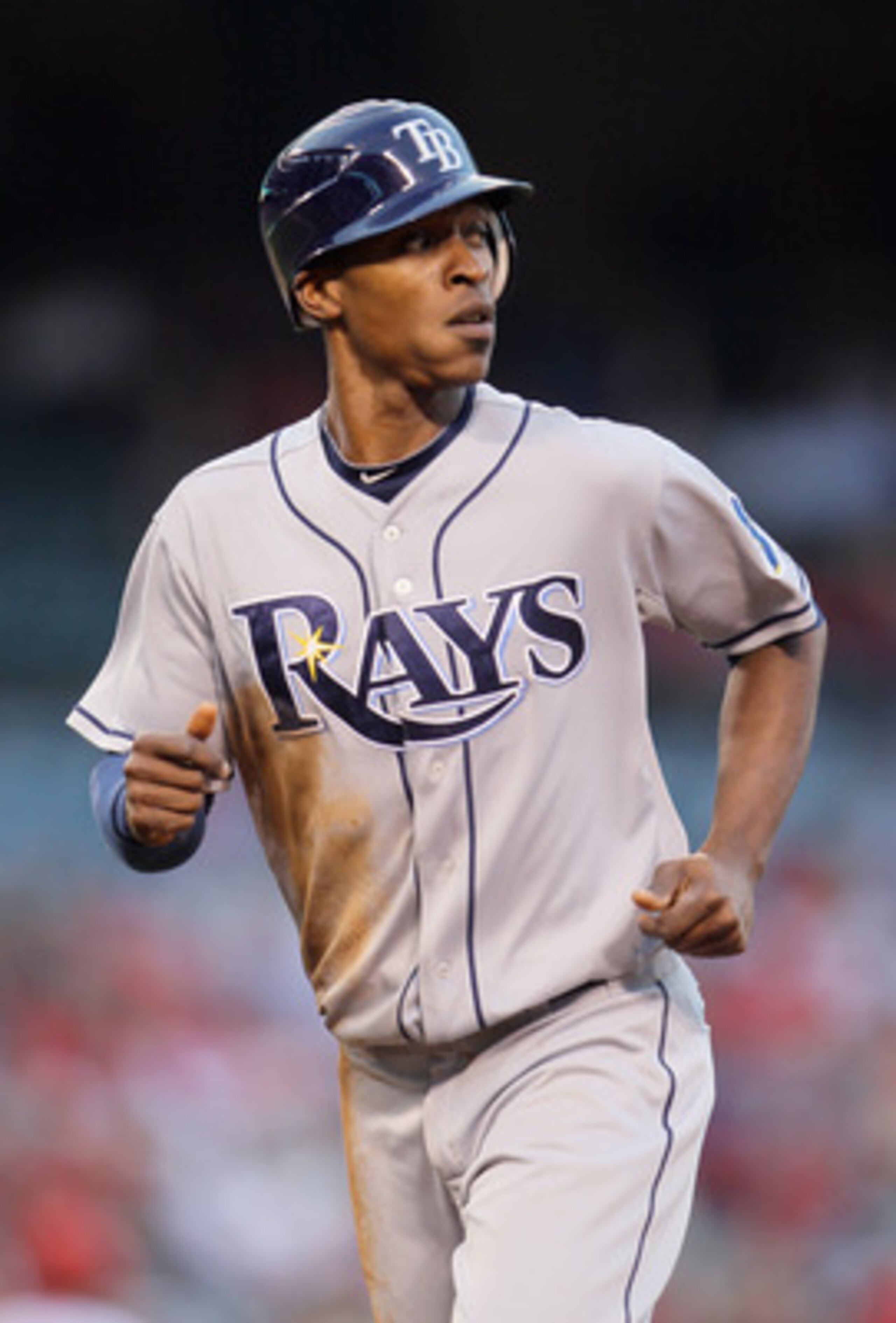 ANAHEIM, CA - JUNE 08:  B.J. Upton #2 of the Tampa Bay Rays looks on against the Los Angeles Angels of Anaheim at Angel Stadium of Anaheim on June 8, 2011 in Anaheim, California.  (Photo by Jeff Gross/Getty Images)