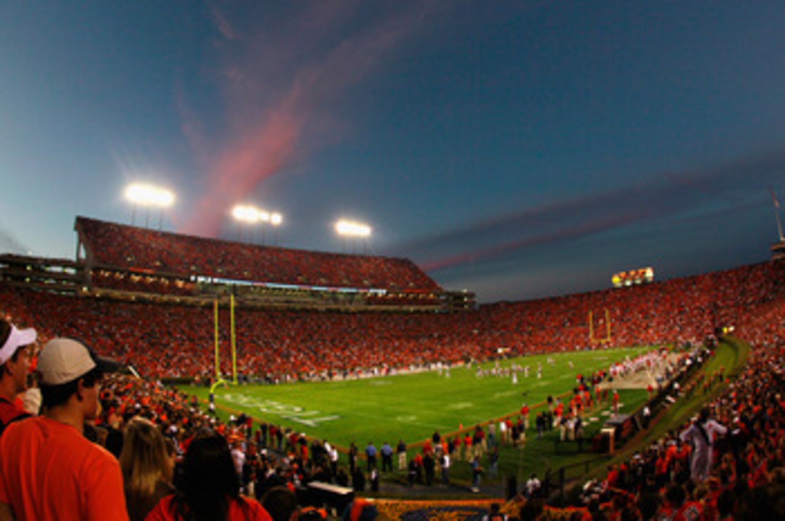 AUBURN, AL - NOVEMBER 13:  A general view of Jordan-Hare Stadium during the game between the Auburn Tigers and the Georgia Bulldogs on November 13, 2010 in Auburn, Alabama.  (Photo by Kevin C. Cox/Getty Images)