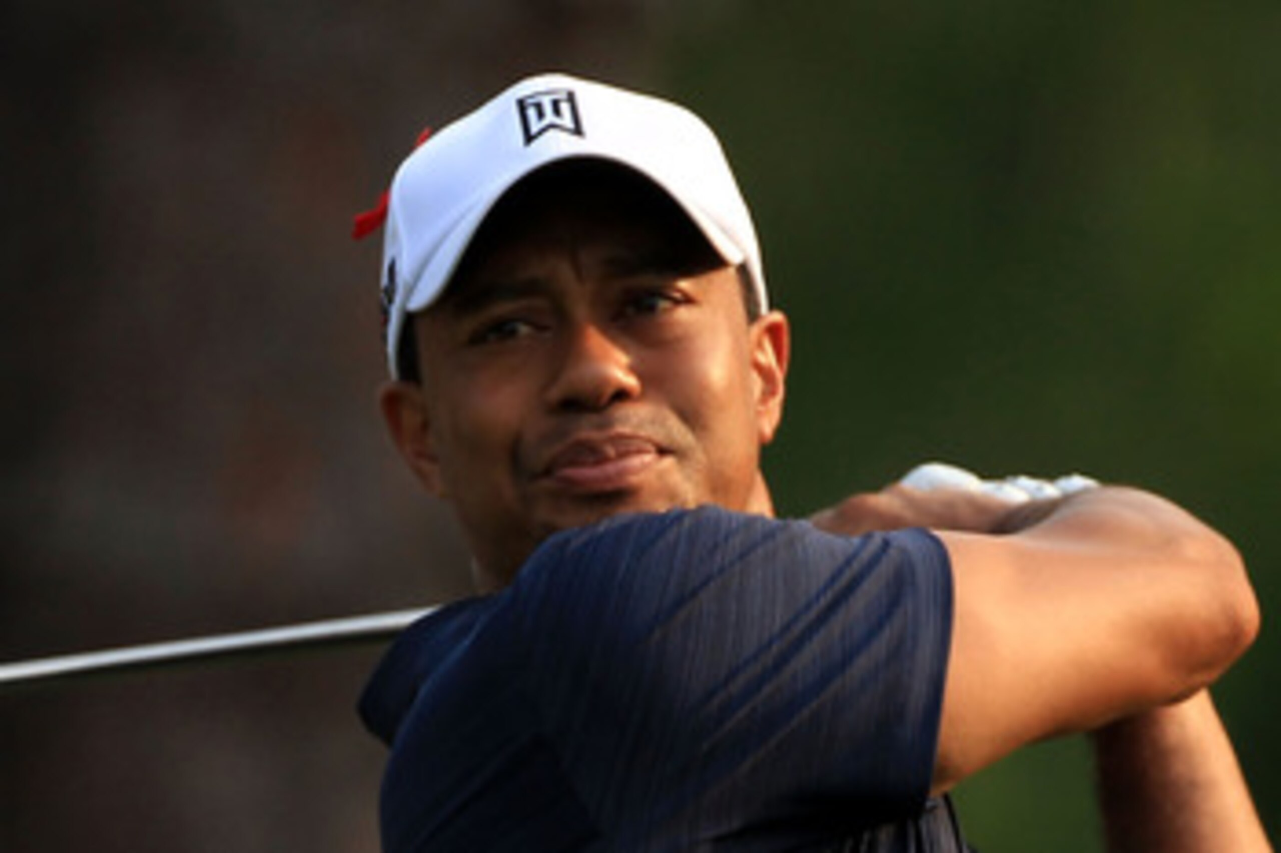 PONTE VEDRA BEACH, FL - MAY 12:  Tiger Woods hits his tee shot on the second hole during the first round of THE PLAYERS Championship held at THE PLAYERS Stadium course at TPC Sawgrass on May 12, 2011 in Ponte Vedra Beach, Florida.  (Photo by Streeter Leck