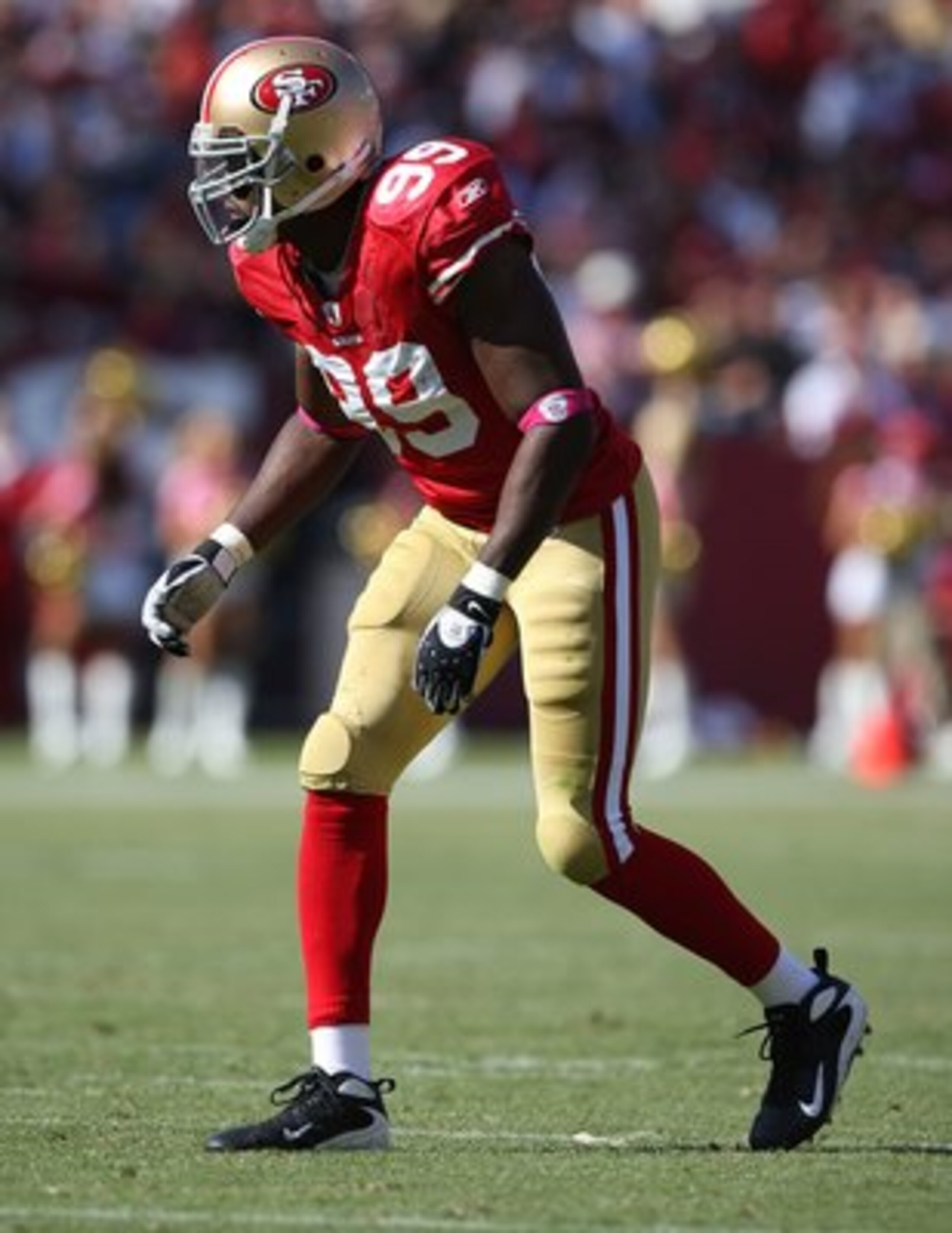 SAN FRANCISCO - OCTOBER 04:  Manny Lawson #99 of the San Francisco 49ers in action against the St. Louis Rams during an NFL game on October 4, 2009 at Candlestick Park in San Francisco, California.  (Photo by Jed Jacobsohn/Getty Images)