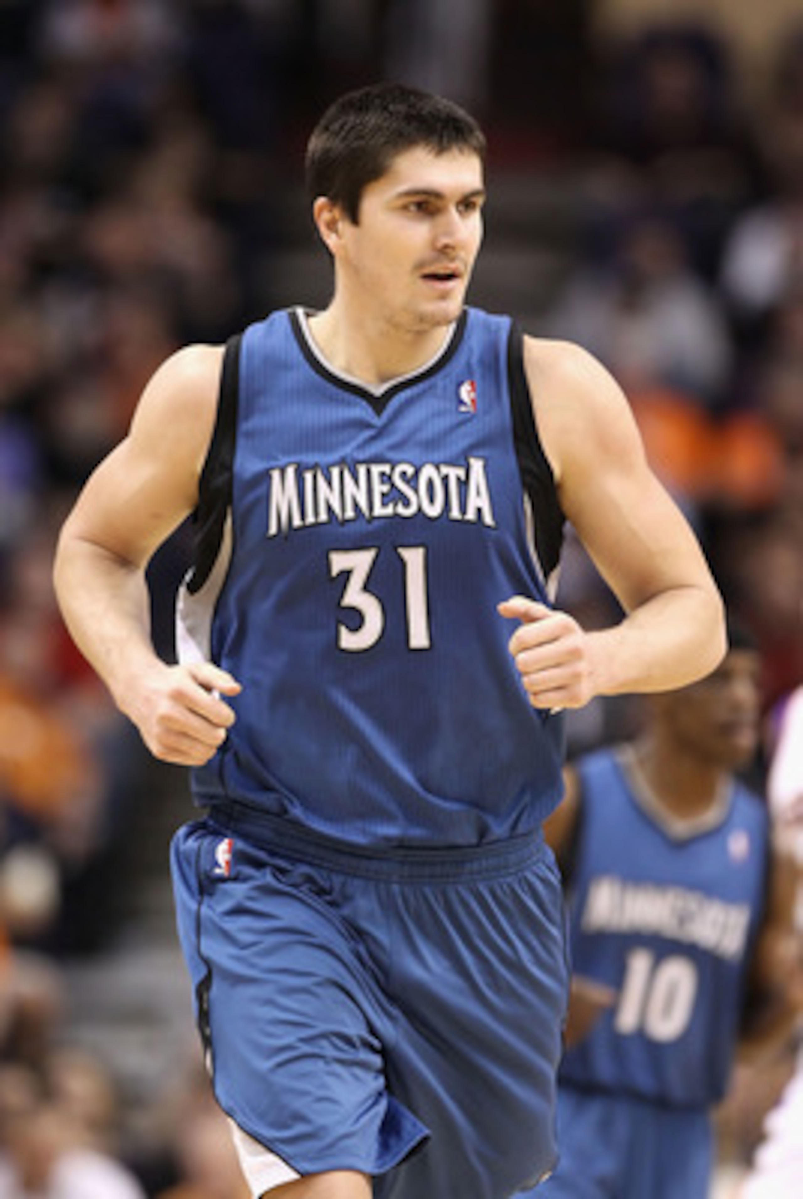 PHOENIX - DECEMBER 15: Darko Milicic #31 of the Minnesota Timberwolves during the NBA game against the Phoenix Suns at US Airways Center on December 15, 2010 in Phoenix, Arizona. The Suns defeated the Timberwolves 128-122. NOTE TO USER: User expressly PHOENIX - DECEMBER 15: Darko Milicic #31 of the Minnesota Timberwolves during the NBA game against the Phoenix Suns at US Airways Center on December 15, 2010 in Phoenix, Arizona. The Suns defeated the Timberwolves 128-122. NOTE TO USER: User expressly