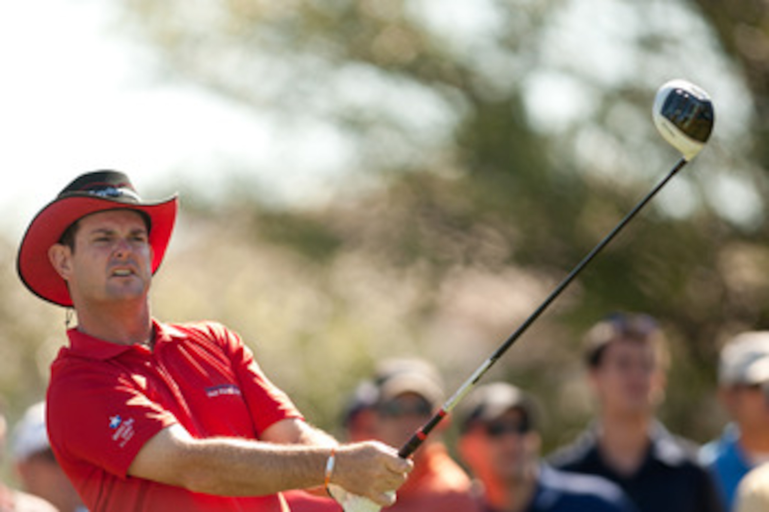 IRVING, TX - MAY 26: Rory Sabbatini watches a tee shot during the first round of the HP Byron Nelson Championship at TPC at Las Colinas on May 26, 2011 in Irving, Texas. (Photo by Darren Carroll/Getty Images) IRVING, TX - MAY 26: Rory Sabbatini watches a tee shot during the first round of the HP Byron Nelson Championship at TPC at Las Colinas on May 26, 2011 in Irving, Texas. (Photo by Darren Carroll/Getty Images)