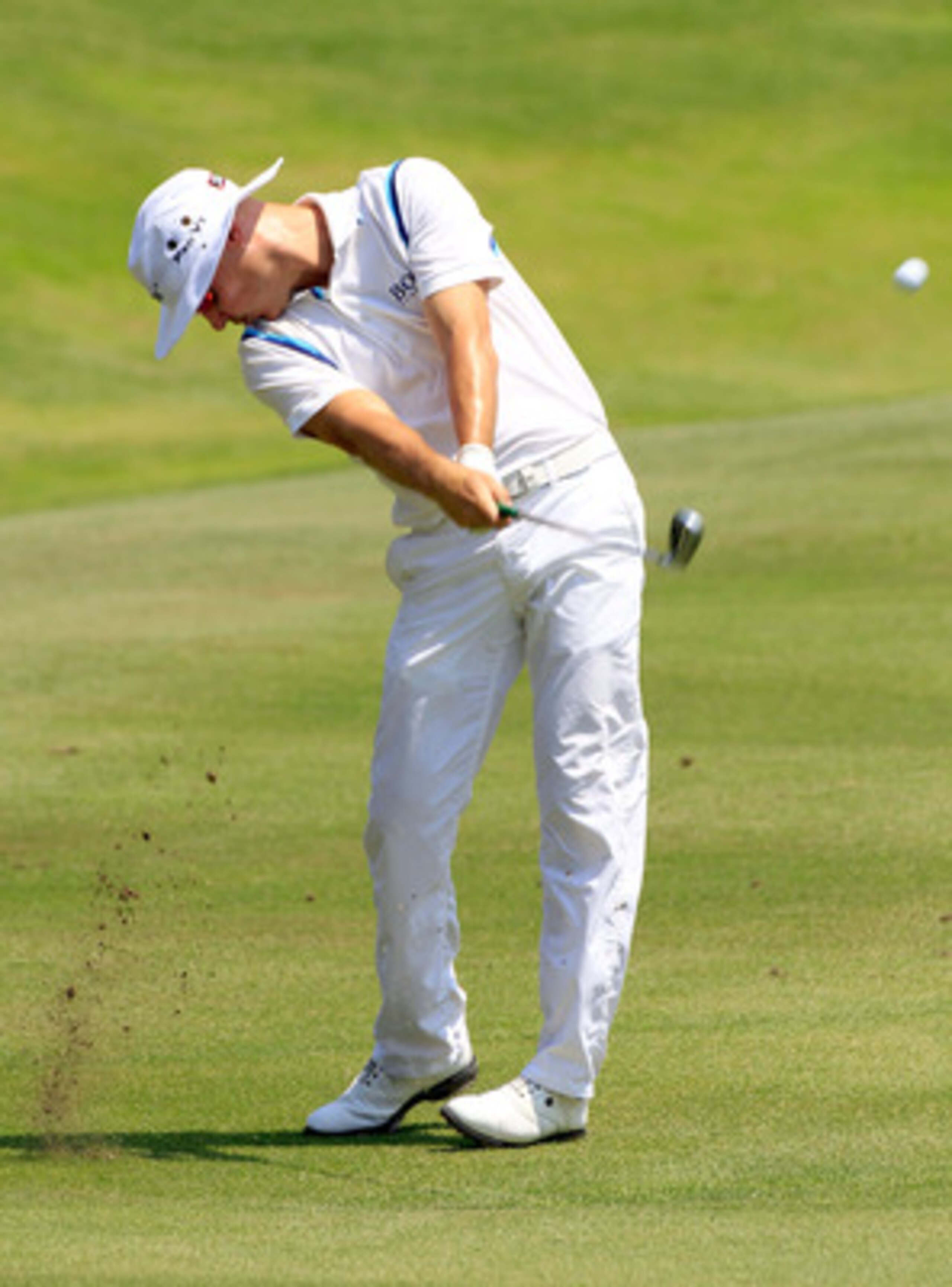 MEMPHIS, TN - JUNE 10:  Ben Crane plays a shot during the second round of the FedEx St. Jude Classic at TPC Southwind on June 10, 2011 in Memphis, Tennessee.  (Photo by Sam Greenwood/Getty Images)