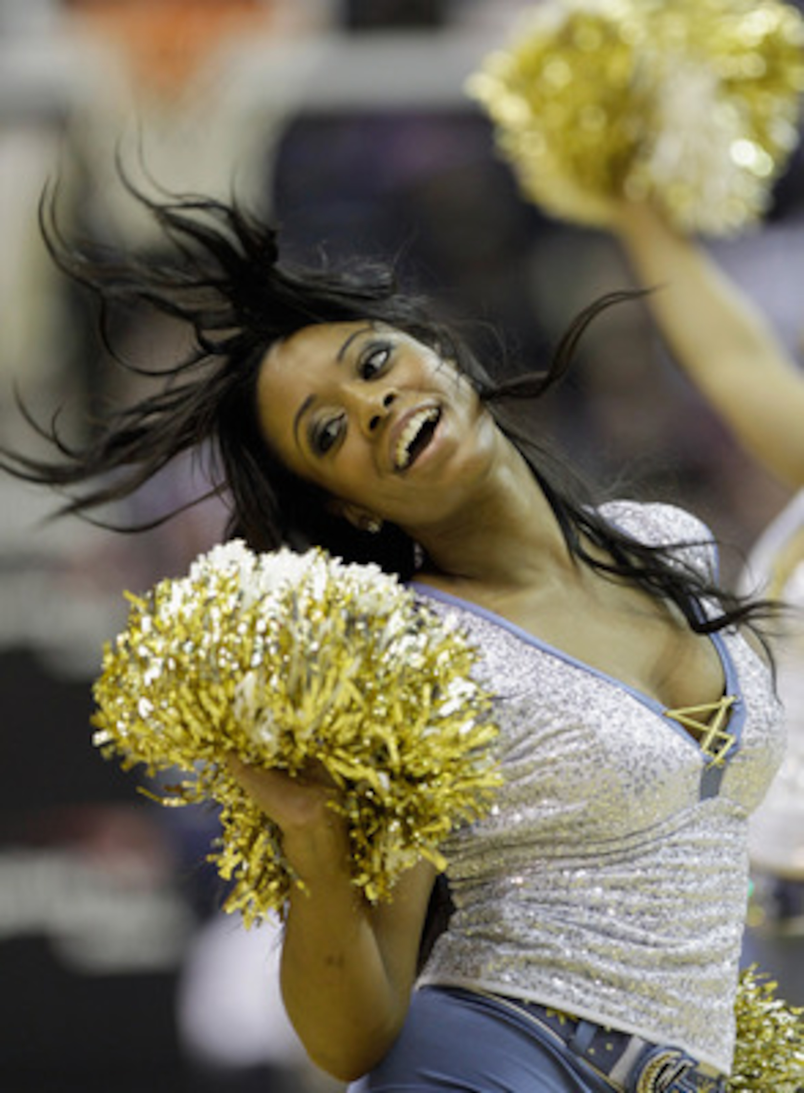 WASHINGTON, DC - MARCH 05: A Washington Wizards Girl perfroms during a timeout of the Washington Wizards and Minnesota Timberwolves game at the Verizon Center on March 5, 2011 in Washington, DC. NOTE TO USER: User expressly acknowledges and agrees that, b
