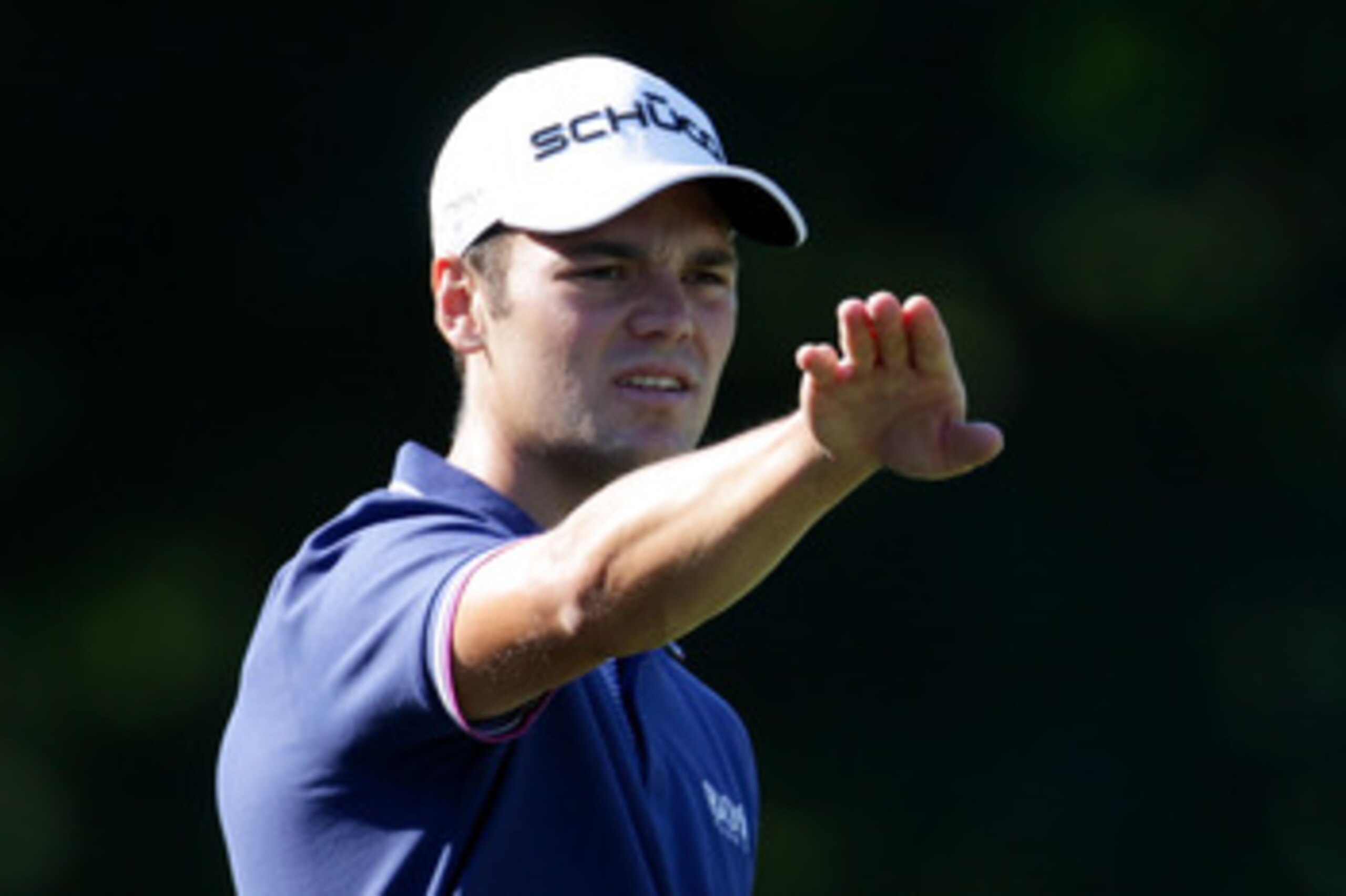 BETHESDA, MD - JUNE 14:  Martin Kaymer of Germany waits to play a tee shot during a practice round prior to the start of the 111th U.S. Open at Congressional Country Club on June 14, 2011 in Bethesda, Maryland.  (Photo by Ross Kinnaird/Getty Images)