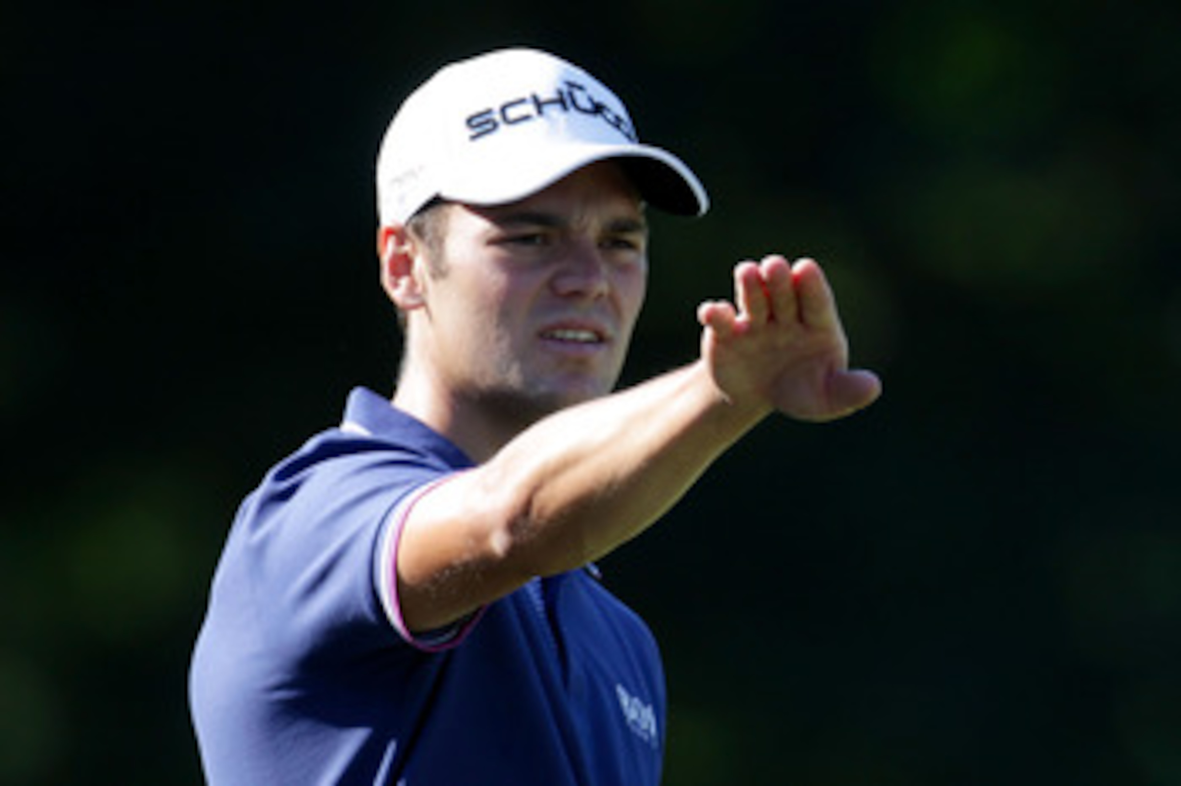 BETHESDA, MD - JUNE 14:  Martin Kaymer of Germany waits to play a tee shot during a practice round prior to the start of the 111th U.S. Open at Congressional Country Club on June 14, 2011 in Bethesda, Maryland.  (Photo by Ross Kinnaird/Getty Images)