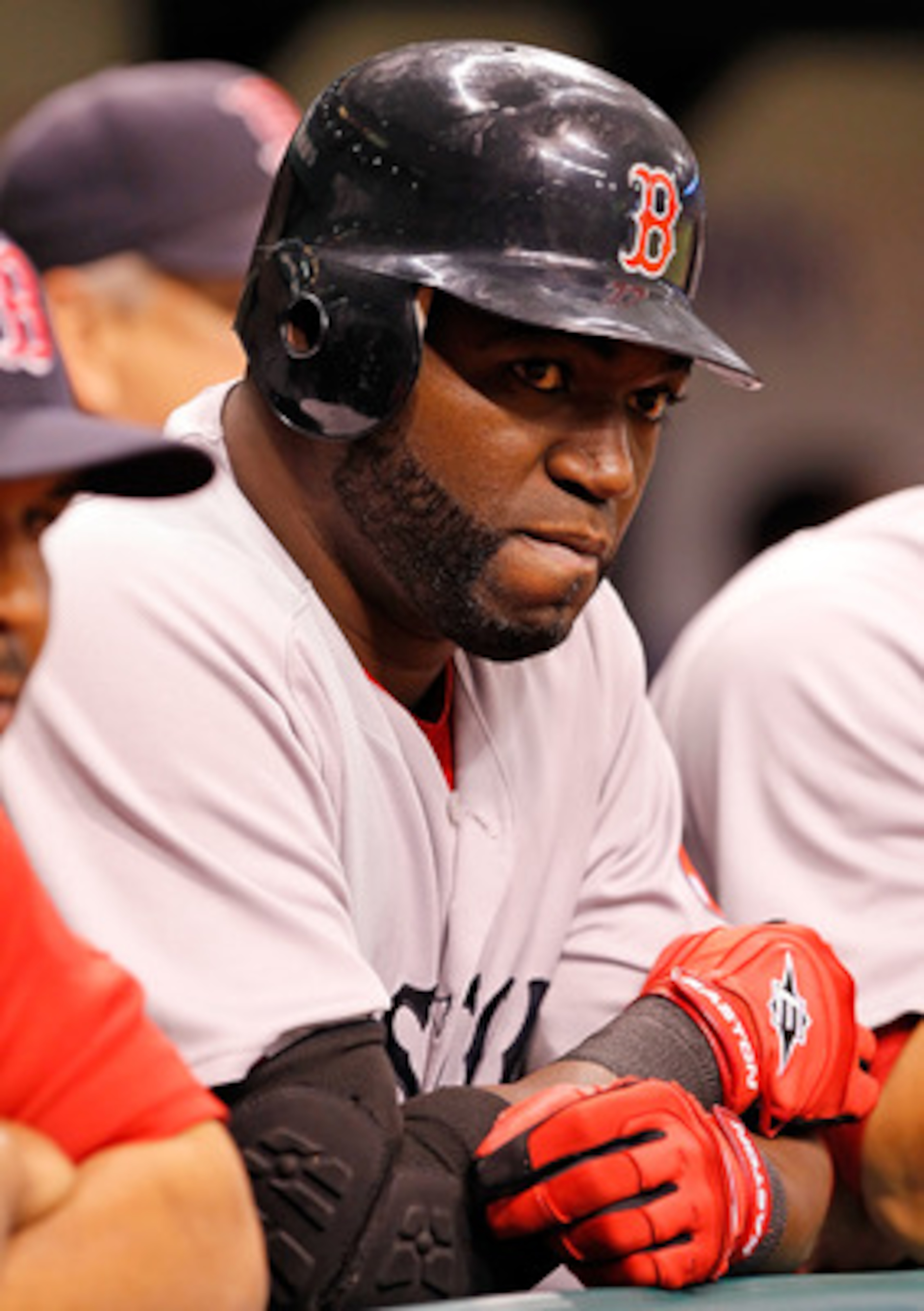ST. PETERSBURG, FL - JUNE 14: Designated hitter David Ortiz #34 of the Boston Red Sox waits to bat against the Tampa Bay Rays during the game at Tropicana Field on June 14, 2011 in St. Petersburg, Florida. (Photo by J. Meric/Getty Images) ST. PETERSBURG, FL - JUNE 14: Designated hitter David Ortiz #34 of the Boston Red Sox waits to bat against the Tampa Bay Rays during the game at Tropicana Field on June 14, 2011 in St. Petersburg, Florida. (Photo by J. Meric/Getty Images)