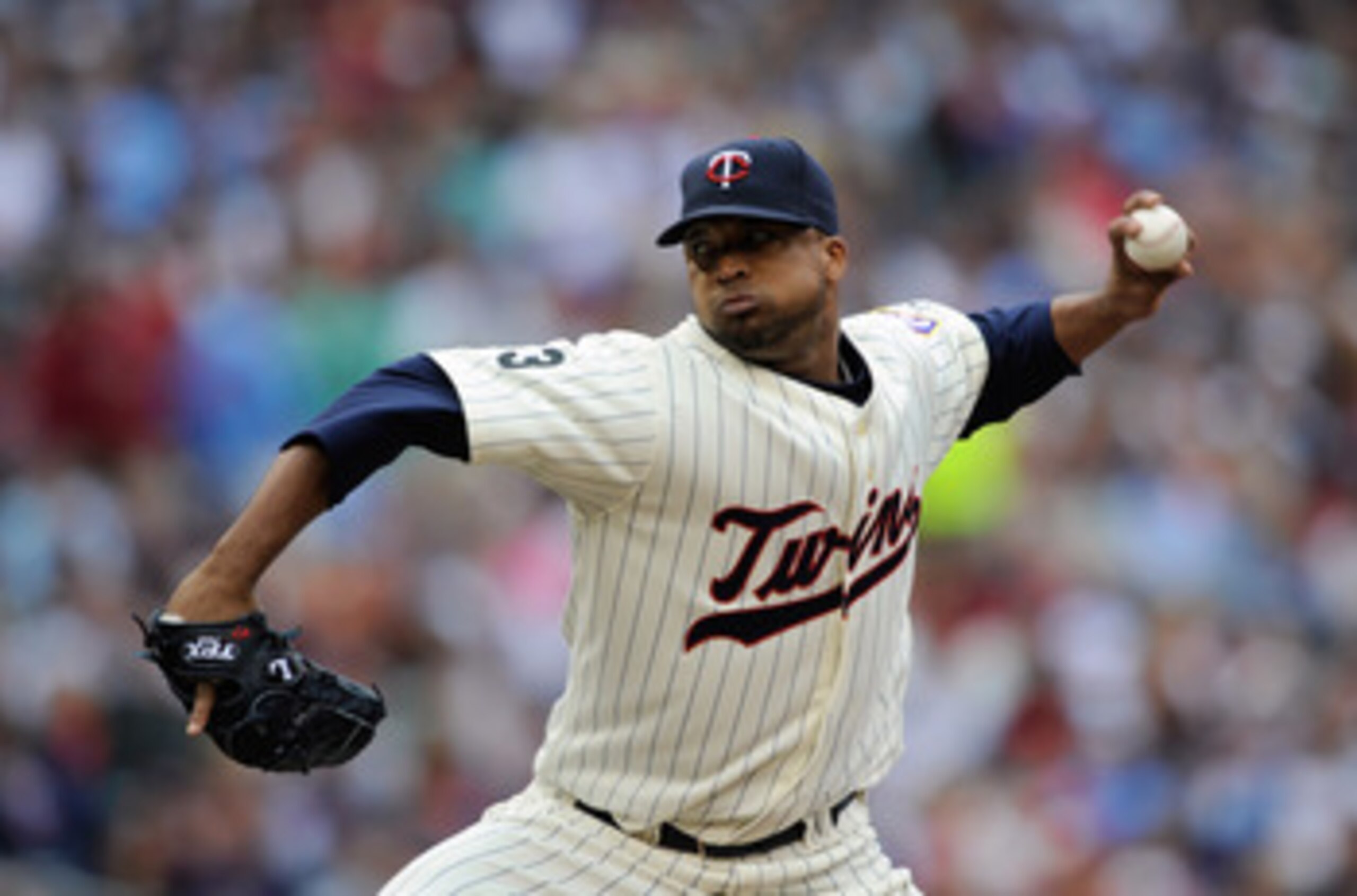 MINNEAPOLIS, MN - JUNE 12: Francisco Liriano #47 of the Minnesota Twins pitches against the Texas Rangers during the second inning of their game on June 12, 2011 at Target Field in Minneapolis, Minnesota. (Photo by Hannah Foslien/Getty Images)