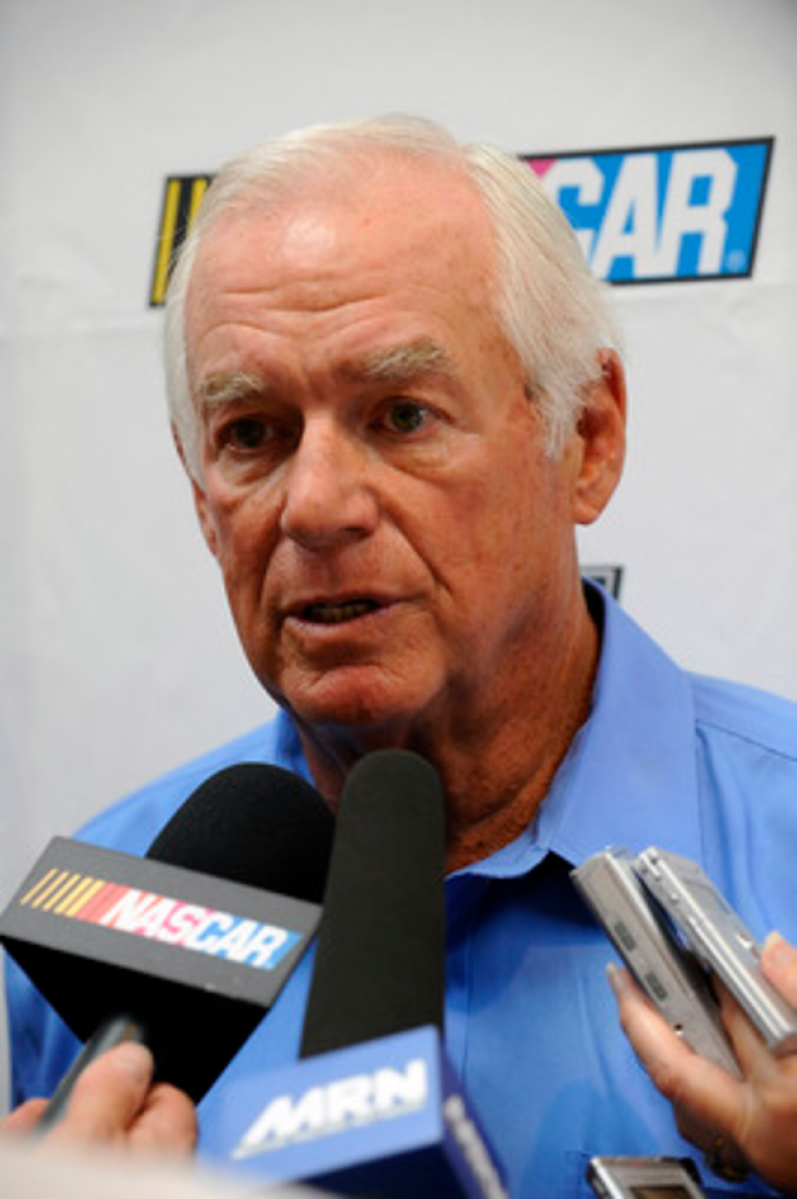 CHARLOTTE, NC - JUNE 14:  Dale Inman, 2012 NASCAR Hall of Fame inductee, speaks to the media during the NASCAR Hall of Fame Voting Day at NASCAR Hall of Fame on June 14, 2011 in Charlotte, North Carolina.  (Photo by Jared C. Tilton/Getty Images for NASCAR