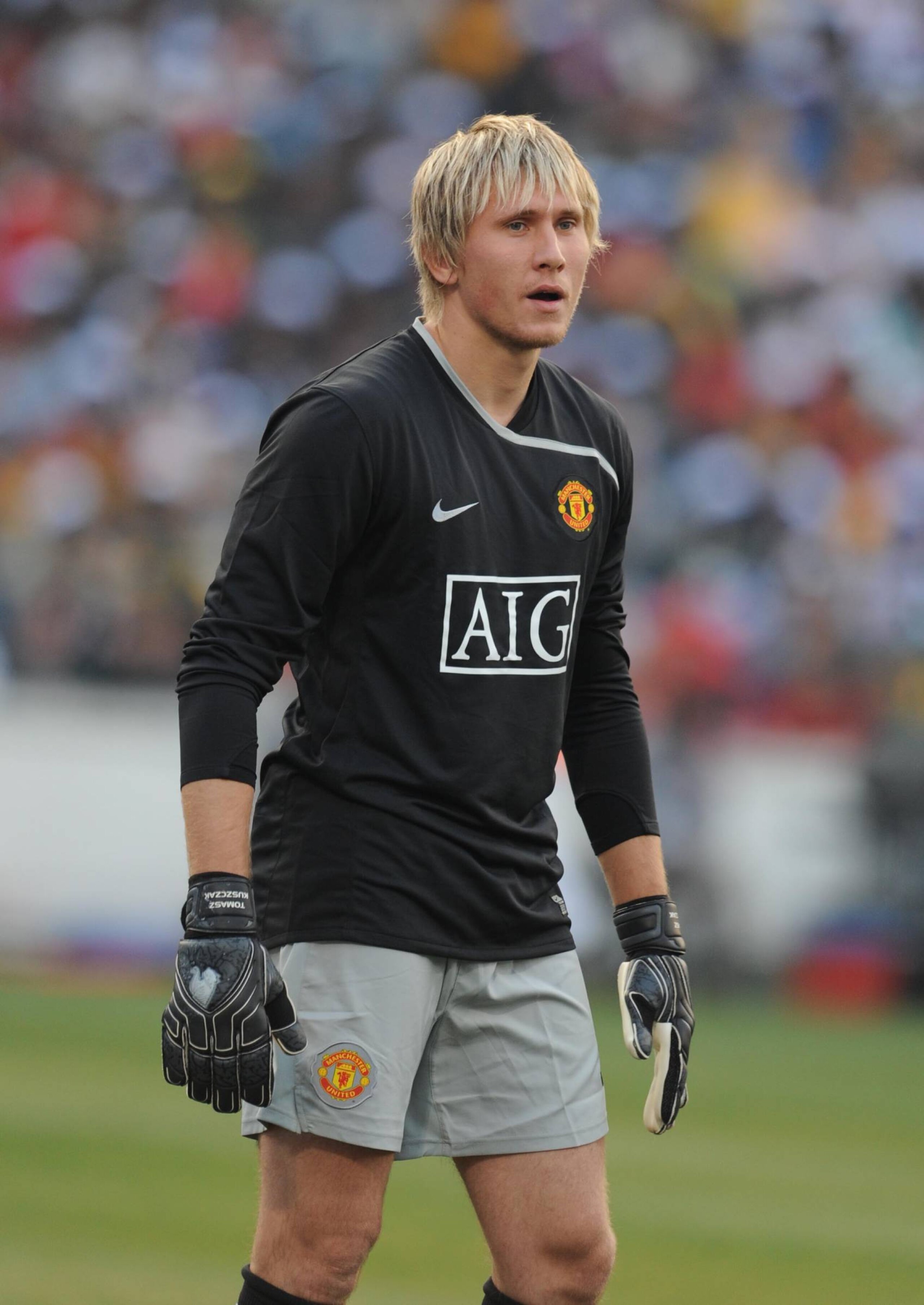 PRETORIA, SOUTH AFRICA - July 26:  Tomasz Kuszczak of Manchester United in action during the Vodacom Challenge pre-season friendly match between Kaizer Chiefs and Manchester United during their pre-season tour to South Africa at Loftus Stadium on July 26,