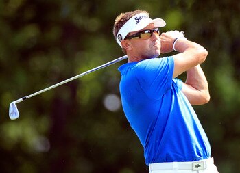 MEMPHIS, TN - JUNE 09:  Robert Allenby of Australia plays a shot during the first round of the FedEx St. Jude Classic at TPC Southwind on June 9, 2011 in Memphis, Tennessee.  (Photo by Sam Greenwood/Getty Images)