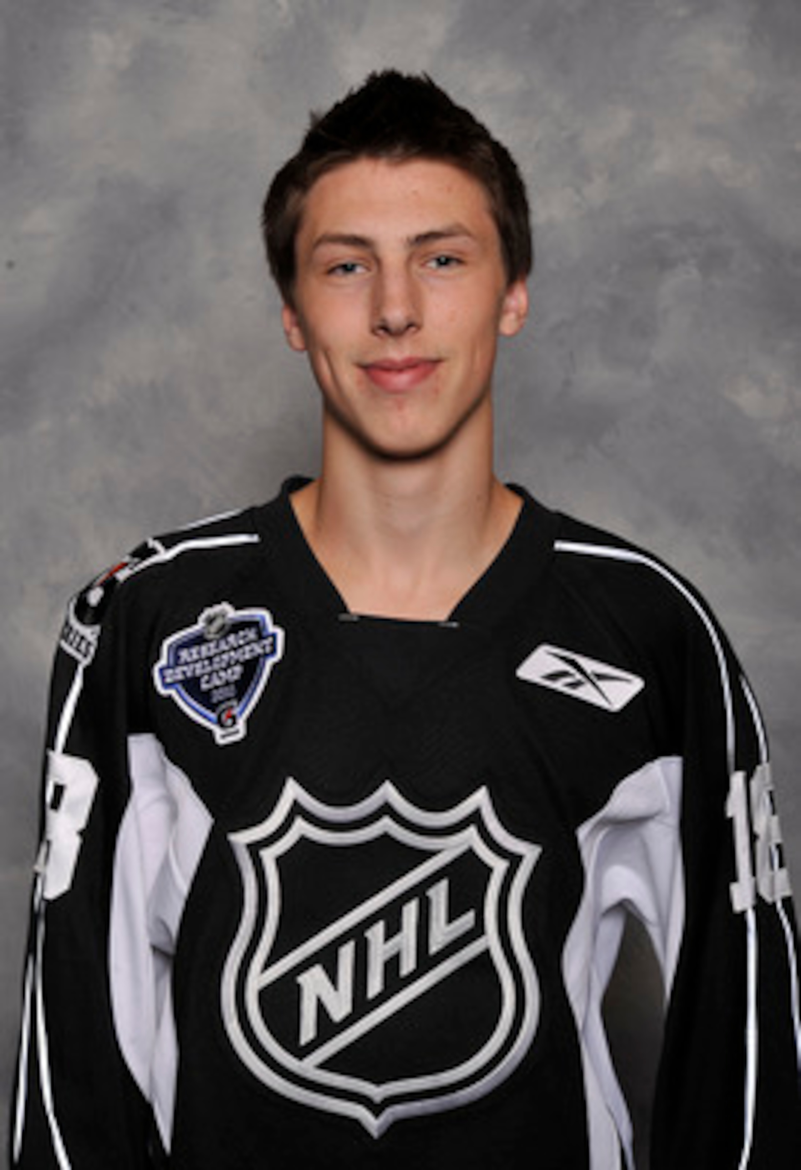 TORONTO - AUGUST 17: Ryan Nugent-Hopkins poses for a portrait during the 2010 NHL Research, development and orientation camp at the Mastercard Centre for Hockey Excellence August 17, 2010 in Toronto, Ontario, Canada. (Photo by Graig Abel/Getty Images)