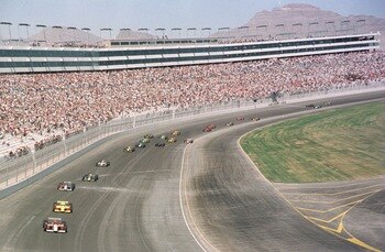 15 Sep 1996:  The start of the Las Vegas 500K, Round Two of the Indy Racing League Championship at Las Vegas Motor Speedway in Las Vegas, Nevada. Mandatory Credit: Darrell Ingham/Allsport