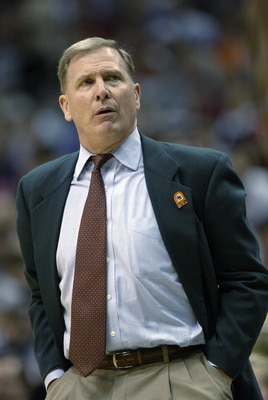 DALLAS - MARCH 13: Head coach Dave Bliss of the Baylor Bears looks on against the Texas Tech Red Raiders during the Phillips 66 Big XII Championships at American Airlines Center on March 13, 2003 in Dallas, Texas. The Red Raiders won 68-65. (Photo by B DALLAS - MARCH 13: Head coach Dave Bliss of the Baylor Bears looks on against the Texas Tech Red Raiders during the Phillips 66 Big XII Championships at American Airlines Center on March 13, 2003 in Dallas, Texas. The Red Raiders won 68-65. (Photo by B