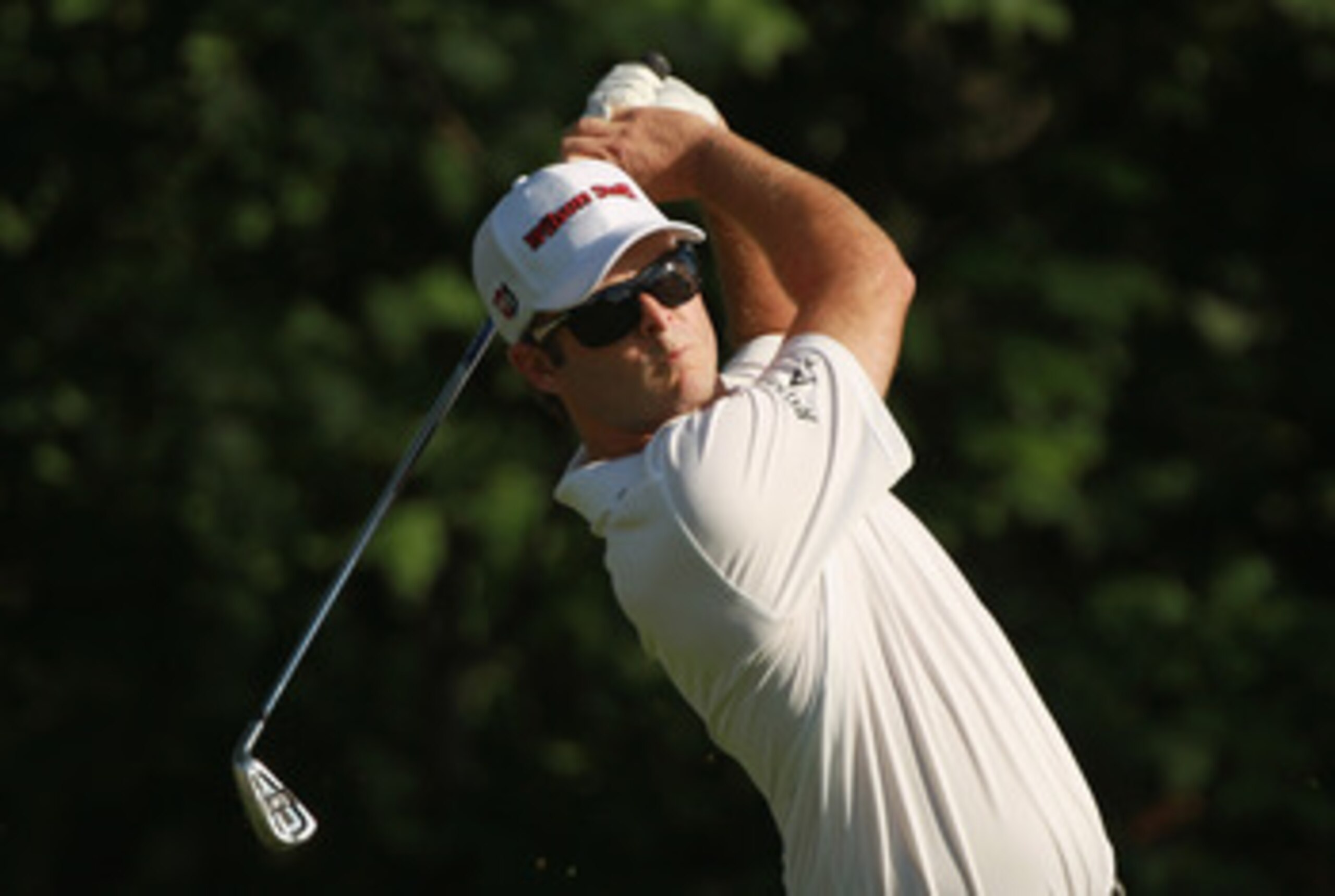 DUBLIN, OH - JUNE 02:  Kevin Streelman hits his tee shot on the 14th hole during the first round of The Memorial Tournament presented by Nationwide Insurance at the Muirfield Village Golf Club on June 2, 2011 in Dublin, Ohio.  (Photo by Scott Halleran/Get