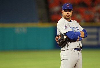 MIAMI GARDENS, FL - MAY 18:  Aramis Ramirez #16 of the Chicago Cubs looks on during a game against the Florida Marlins at Sun Life Stadium on May 18, 2011 in Miami Gardens, Florida.  (Photo by Mike Ehrmann/Getty Images)
