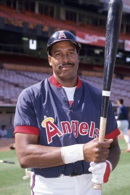 1991: Dave Winfield of the Anaheim Angels poses before the game against the Milwaukee Brewers during a 1991 season game. (Photo by: Getty Images) 1991: Dave Winfield of the Anaheim Angels poses before the game against the Milwaukee Brewers during a 1991 season game. (Photo by: Getty Images)