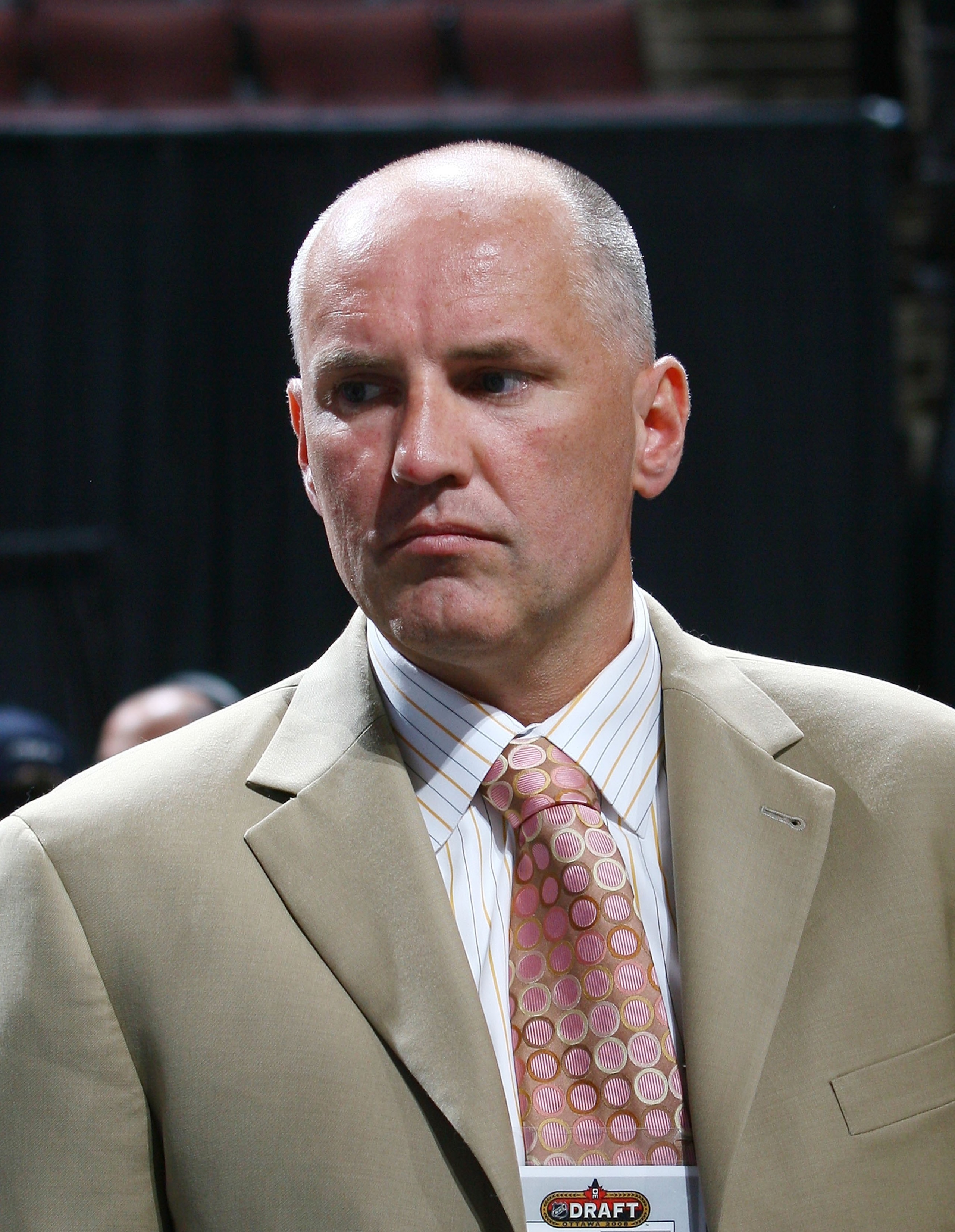 OTTAWA, ON - JUNE 20: Doug Armstrong of the St. Louis Blues photographed during the 2008 NHL Entry Draft at Scotiabank Place on June 20, 2008 in Ottawa, Ontario, Canada. (Photo by Bruce Bennett/Getty Images)