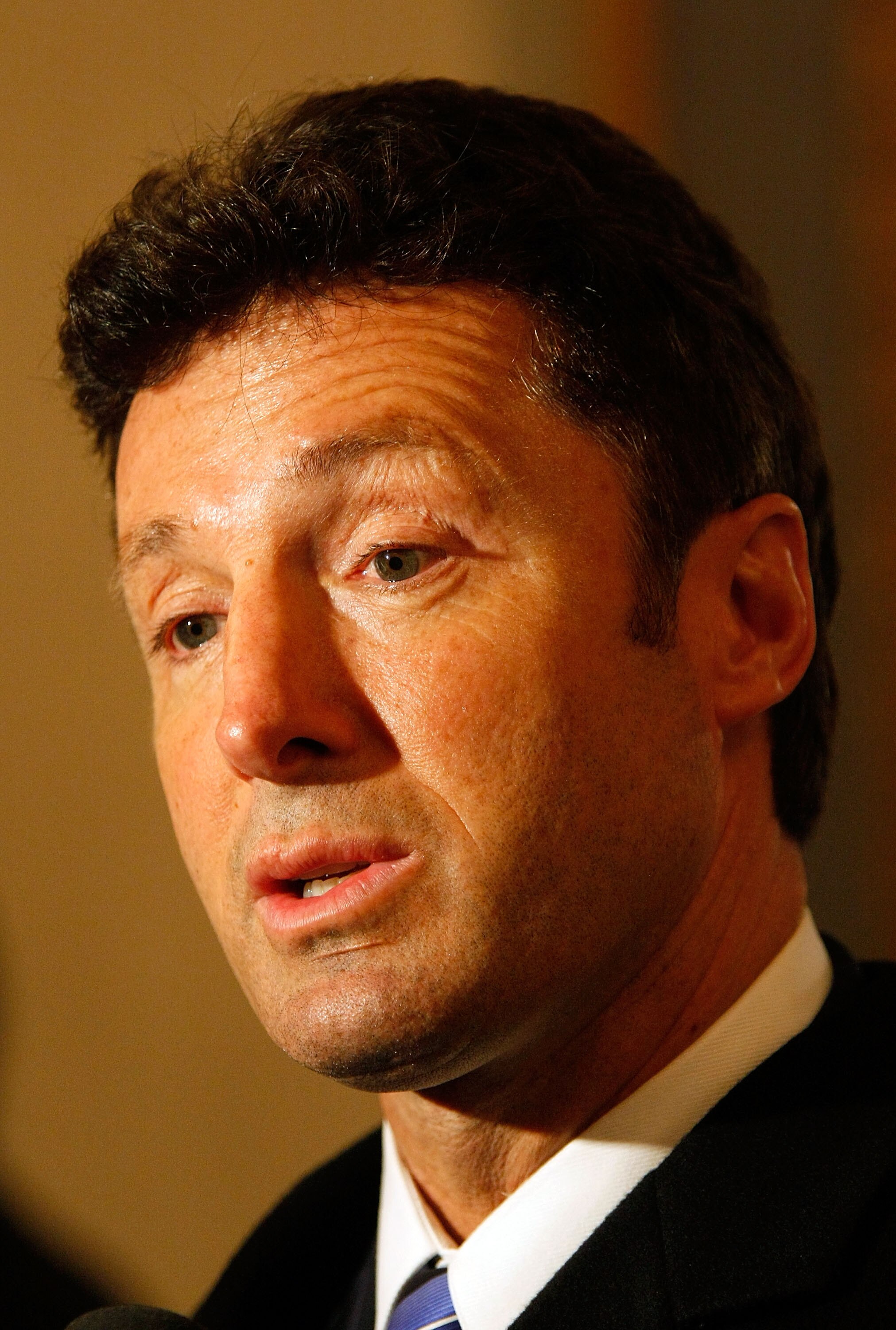 MONTREAL - JANUARY 24: San Jose Sharks General Manager Doug Wilson speaks with the media at the NHL Board of Governors Meeting during the 2009 NHL All-Star weekend at Le Windsor on January 24, 2009 in Montreal, Canada. (Photo by Richard Wolowicz/Getty I MONTREAL - JANUARY 24: San Jose Sharks General Manager Doug Wilson speaks with the media at the NHL Board of Governors Meeting during the 2009 NHL All-Star weekend at Le Windsor on January 24, 2009 in Montreal, Canada. (Photo by Richard Wolowicz/Getty I