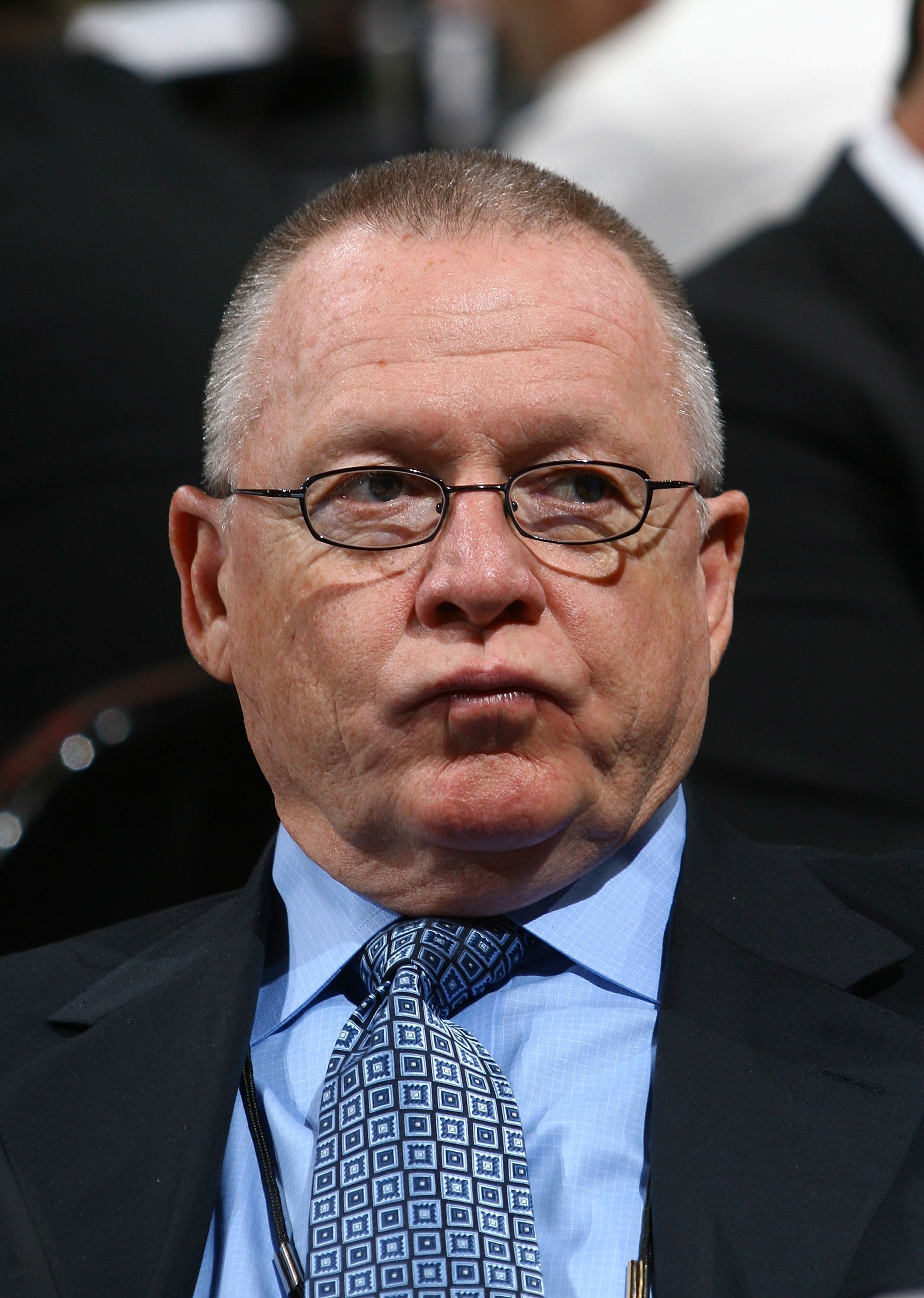 OTTAWA, ON - JUNE 21: Jim Rutherford of the Carolina Hurricanes photographed during the 2008 NHL Entry Draft at Scotiabank Place on June 21, 2008 in Ottawa, Ontario, Canada. (Photo by Bruce Bennett/Getty Images) OTTAWA, ON - JUNE 21: Jim Rutherford of the Carolina Hurricanes photographed during the 2008 NHL Entry Draft at Scotiabank Place on June 21, 2008 in Ottawa, Ontario, Canada. (Photo by Bruce Bennett/Getty Images)
