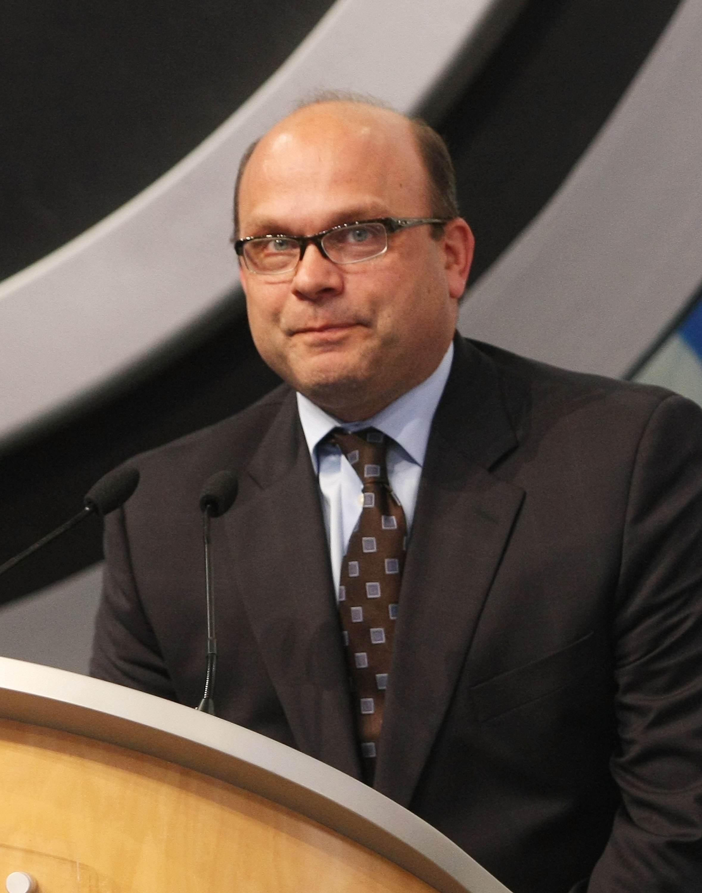 MONTREAL, QC - JUNE 26: Peter Chiarelli of the Boston Bruins photographed during the first round of the 2009 NHL Entry Draft at the Bell Centre on June 26, 2009 in Montreal, Quebec, Canada. (Photo by Bruce Bennett/Getty Images) MONTREAL, QC - JUNE 26: Peter Chiarelli of the Boston Bruins photographed during the first round of the 2009 NHL Entry Draft at the Bell Centre on June 26, 2009 in Montreal, Quebec, Canada. (Photo by Bruce Bennett/Getty Images)