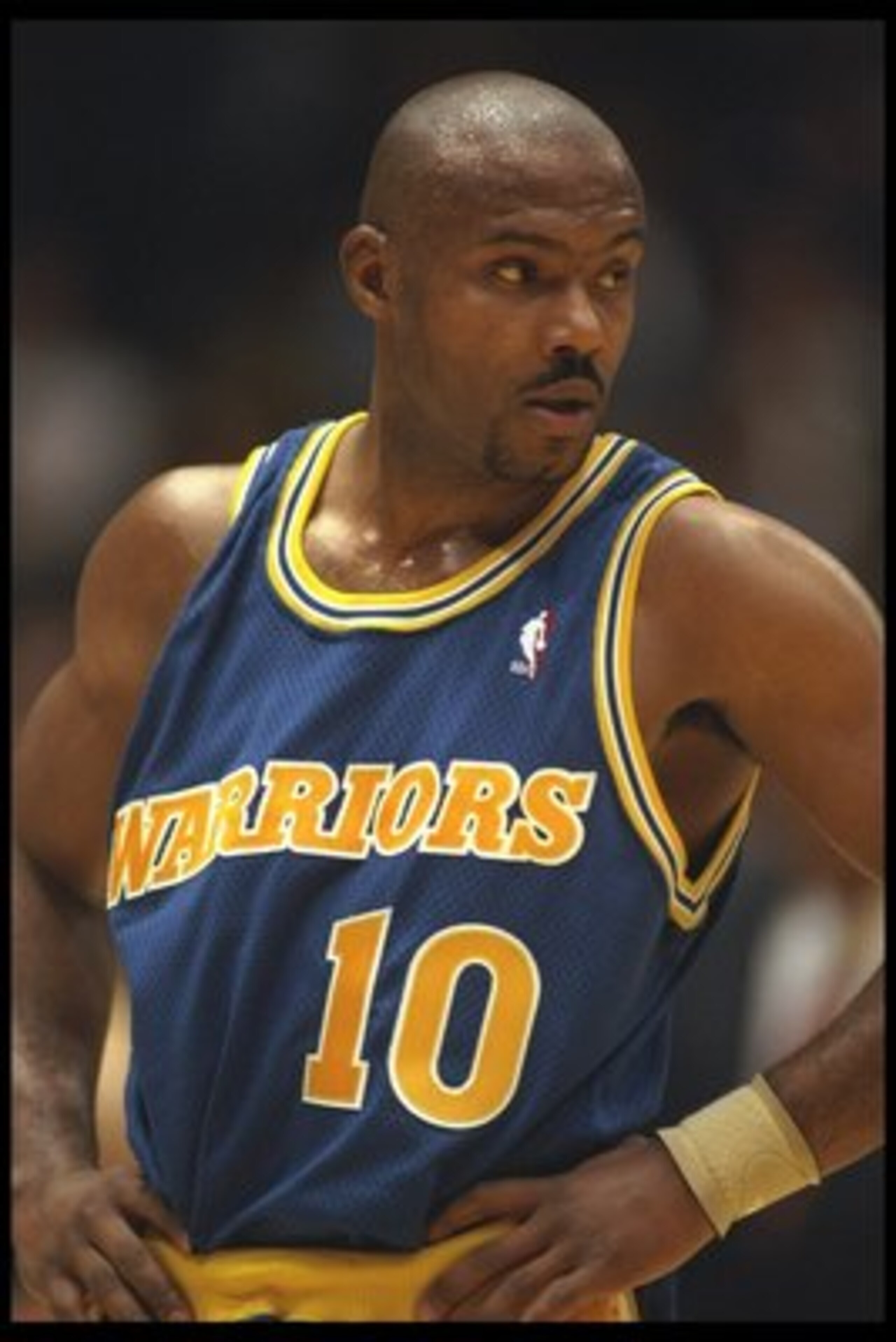 20 Jan 1996: Guard Tim Hardaway of the Golden State Warriors looks on during a game against the Los Angeles Lakers played at the Great Western Forum in Inglewood, California. The Lakers won the game, 128-118. Mandatory Credit: ALLSPORT USA /Allsport 20 Jan 1996: Guard Tim Hardaway of the Golden State Warriors looks on during a game against the Los Angeles Lakers played at the Great Western Forum in Inglewood, California. The Lakers won the game, 128-118. Mandatory Credit: ALLSPORT USA /Allsport