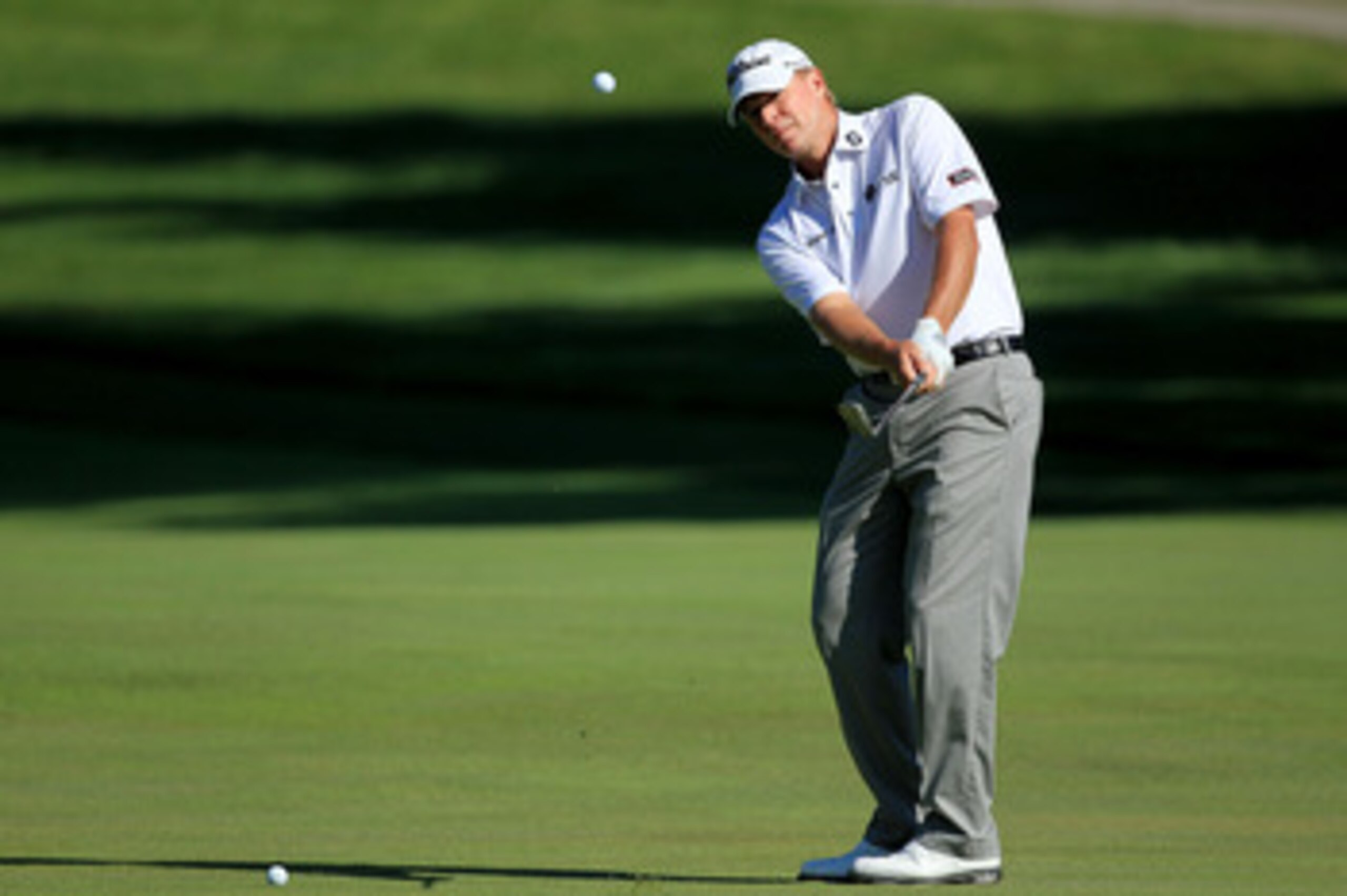 BETHESDA, MD - JUNE 15: Steve Stricker hits a shot during a practice round prior to the start of the 111th U.S. Open at Congressional Country Club on June 15, 2011 in Bethesda, Maryland. (Photo by David Cannon/Getty Images) BETHESDA, MD - JUNE 15: Steve Stricker hits a shot during a practice round prior to the start of the 111th U.S. Open at Congressional Country Club on June 15, 2011 in Bethesda, Maryland. (Photo by David Cannon/Getty Images)