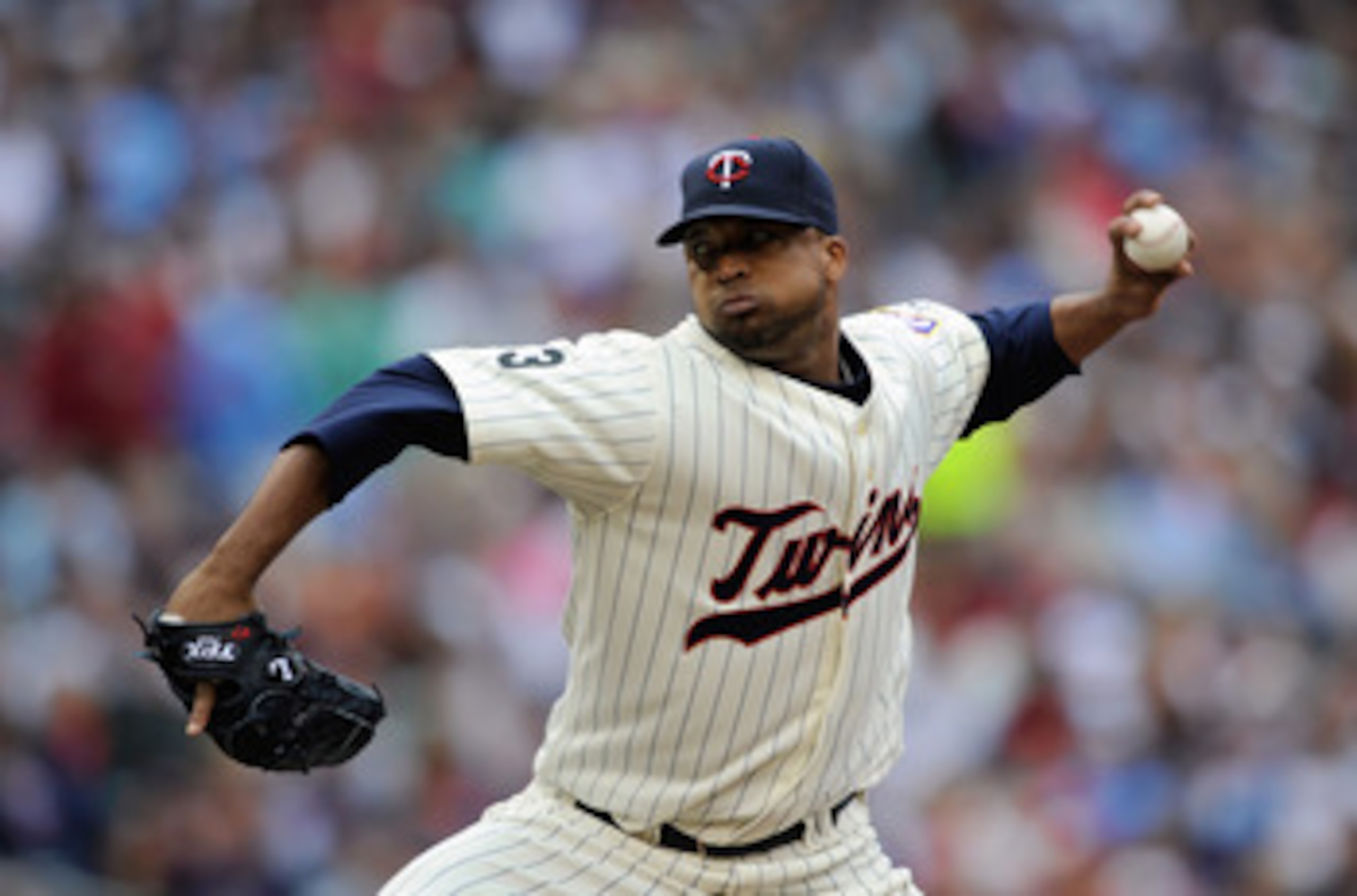 MINNEAPOLIS, MN - JUNE 12: Francisco Liriano #47 of the Minnesota Twins pitches against the Texas Rangers during the second inning of their game on June 12, 2011 at Target Field in Minneapolis, Minnesota. (Photo by Hannah Foslien/Getty Images)