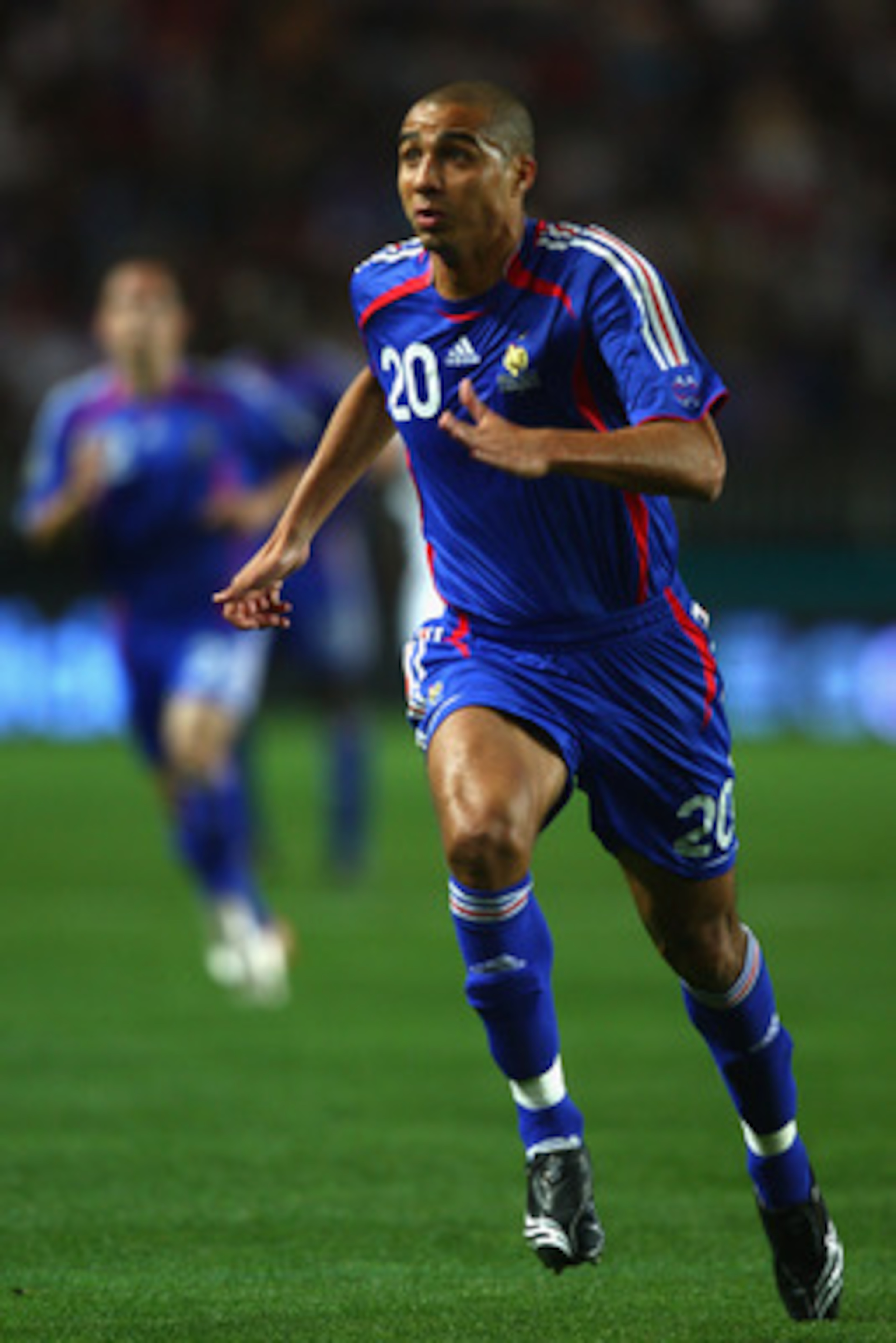 PARIS - SEPTEMBER 12:  David Trezeguet of France during the Euro 2008 Group B qualifying match between France and Scotland at the Parc de Princes on September 12th,2007.  (Photo by Michael Steele/Getty Images)