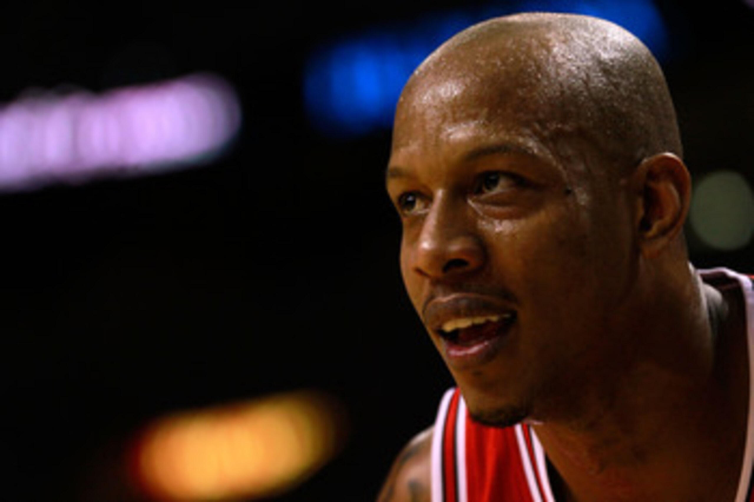 MIAMI, FL - MAY 24:  Keith Bogans #6 of the Chicago Bulls looks on against the Miami Heat in Game Four of the Eastern Conference Finals during the 2011 NBA Playoffs on May 24, 2011 at American Airlines Arena in Miami, Florida. The Heat won 101-93 in overt