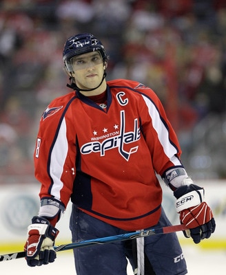 WASHINGTON, DC - MARCH 29:  Alex Ovechkin #8 of the Washington Capitals against the Carolina Hurricanes at the Verizon Center on March 29, 2011 in Washington, DC.  (Photo by Rob Carr/Getty Images)