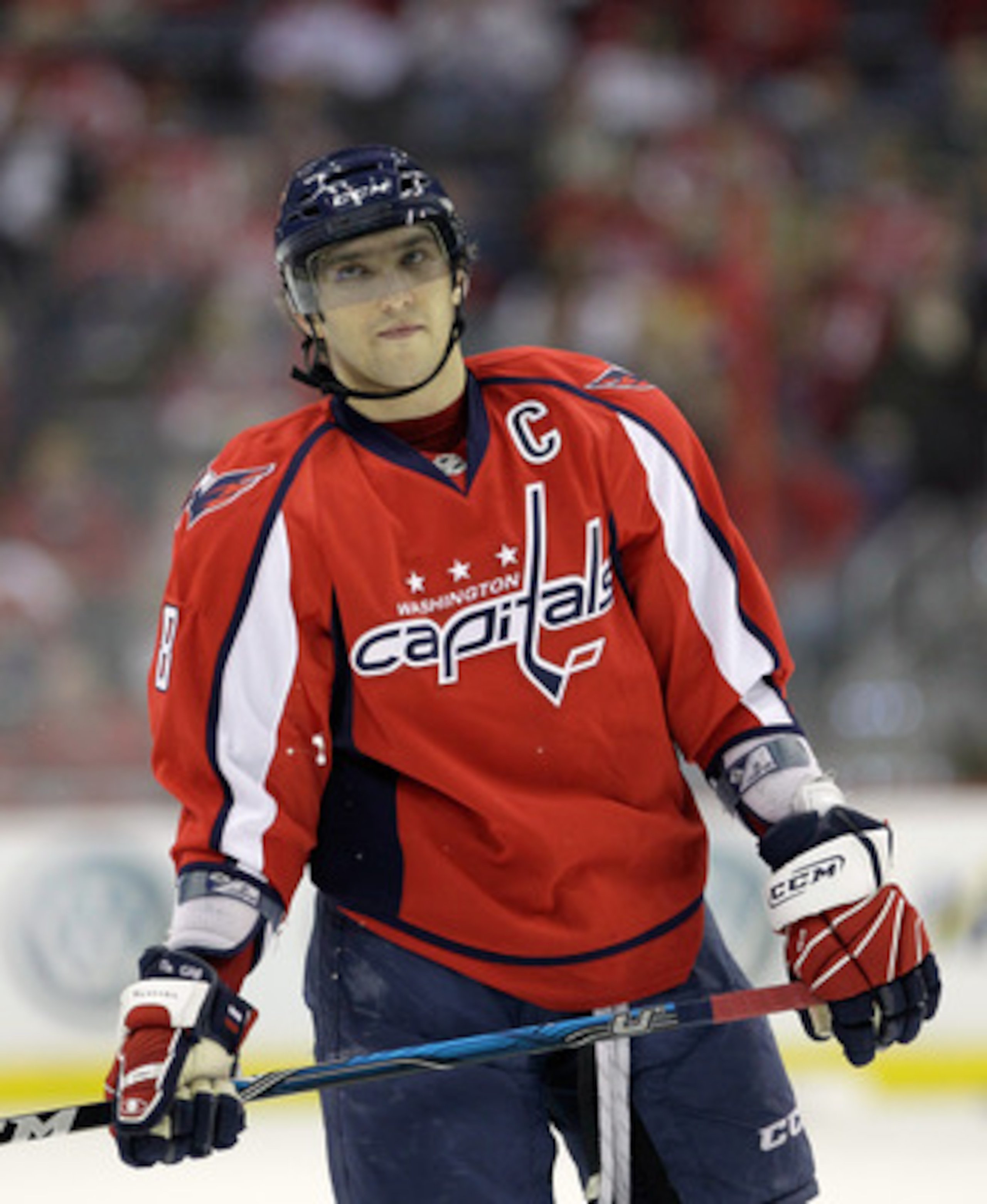 WASHINGTON, DC - MARCH 29:  Alex Ovechkin #8 of the Washington Capitals against the Carolina Hurricanes at the Verizon Center on March 29, 2011 in Washington, DC.  (Photo by Rob Carr/Getty Images)