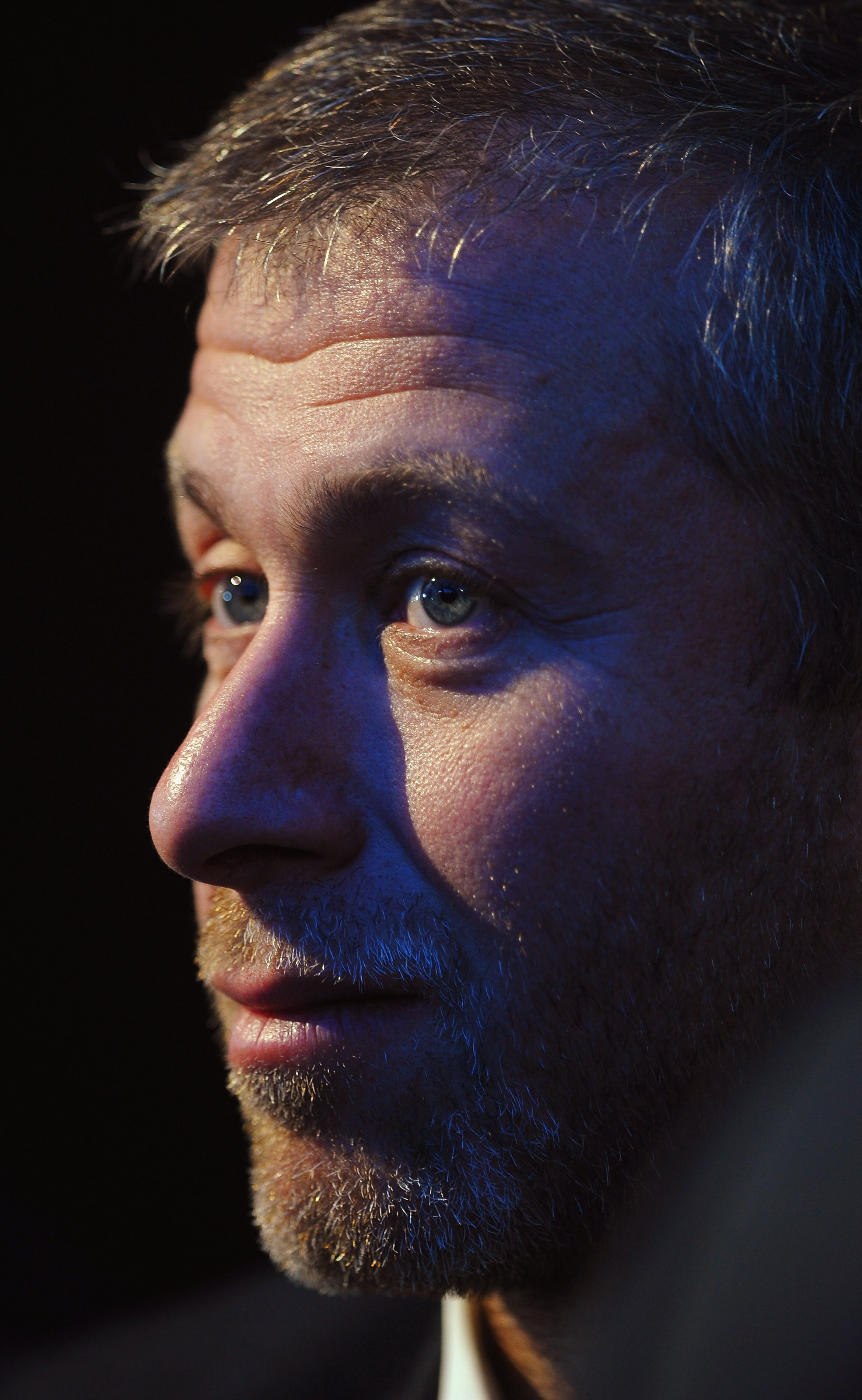 ZURICH, SWITZERLAND - DECEMBER 02:  Roman Abramovich sits amongst the Russian Bid Team after winning the bid to host the 2018  Tournament duirng the FIFA World Cup 2018 & 2022 Host Countries Announcement at the Messe Conference Centre on December 2, 2010