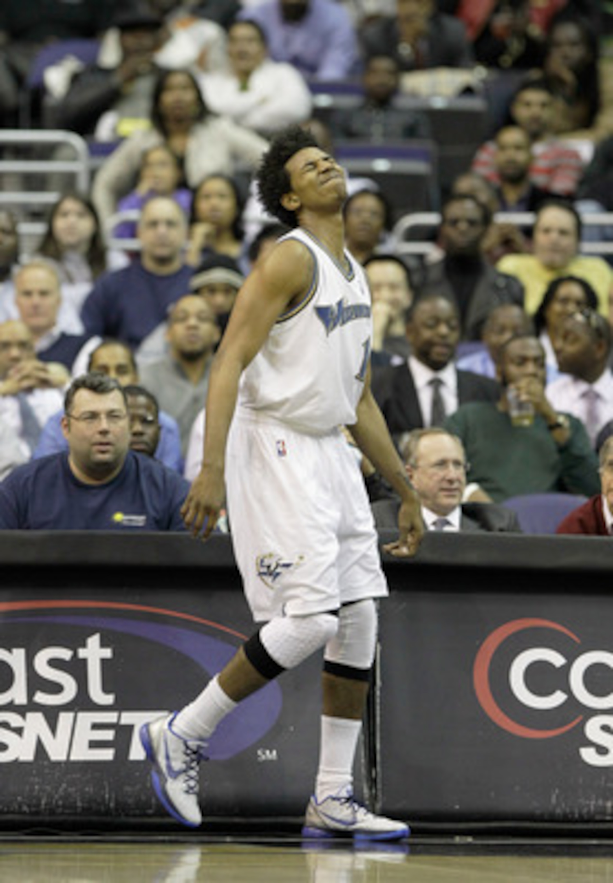 WASHINGTON, DC - MARCH 14: Nick Young #1 of the Washington Wizards during the first half against the Oklahoma City Thunder at the Verizon Center on March 14, 2011 in Washington, DC. NOTE TO USER: User expressly acknowledges and agrees that, by downloading
