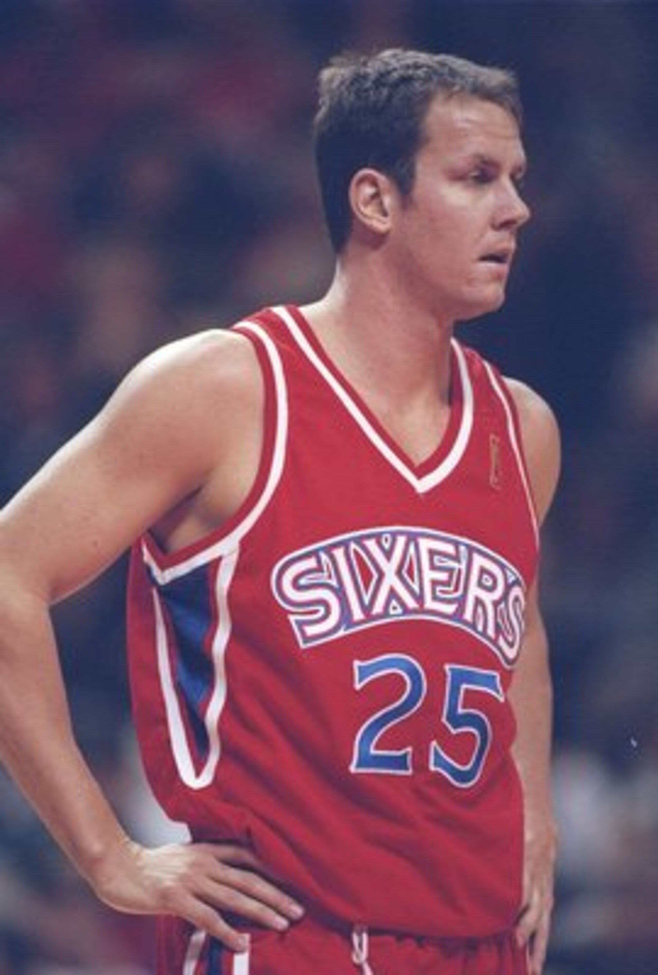 2 Nov 1996: Forward Don Maclean of the Philadelphia 76ers stands on the court during a game against the Chicago Bulls at the United Center in Chicago, Illinois. The Bulls won the game 115-86. Mandatory Credit: Jonathan Daniel /Allsport 2 Nov 1996: Forward Don Maclean of the Philadelphia 76ers stands on the court during a game against the Chicago Bulls at the United Center in Chicago, Illinois. The Bulls won the game 115-86. Mandatory Credit: Jonathan Daniel /Allsport