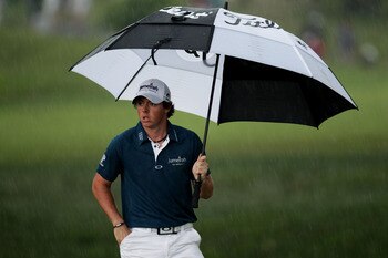 BETHESDA, MD - JUNE 16:  Rory McIlroy of Northern Ireland walks to the ninth green during the first round of the 111th U.S. Open at Congressional Country Club on June 16, 2011 in Bethesda, Maryland.  (Photo by Ross Kinnaird/Getty Images)