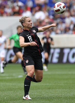 HARRISON, NJ - JUNE 05:  Amy Rodriguez #8 of the United States against Mexico during their International Friendly at Red Bull Arena on June 5, 2011 in Harrison, New Jersey.  (Photo by Nick Laham/Getty Images)