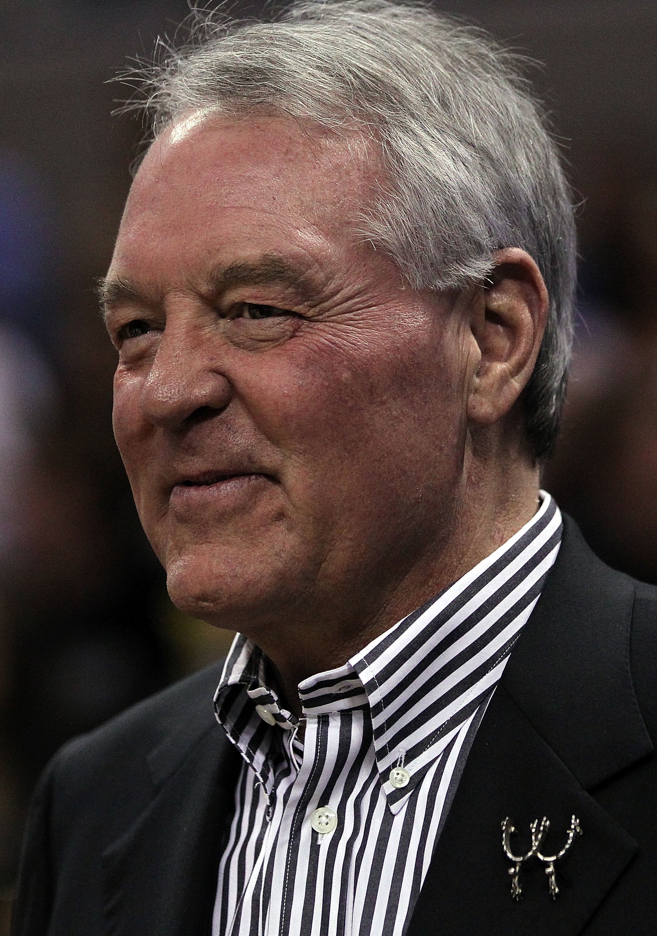 SAN ANTONIO - APRIL 23:  Owner Peter Holt of the San Antonio Spurs in Game Three of the Western Conference Quarterfinals during the 2010 NBA Playoffs at AT&T Center on April 23, 2010 in San Antonio, Texas. NOTE TO USER: User expressly acknowledges and agr