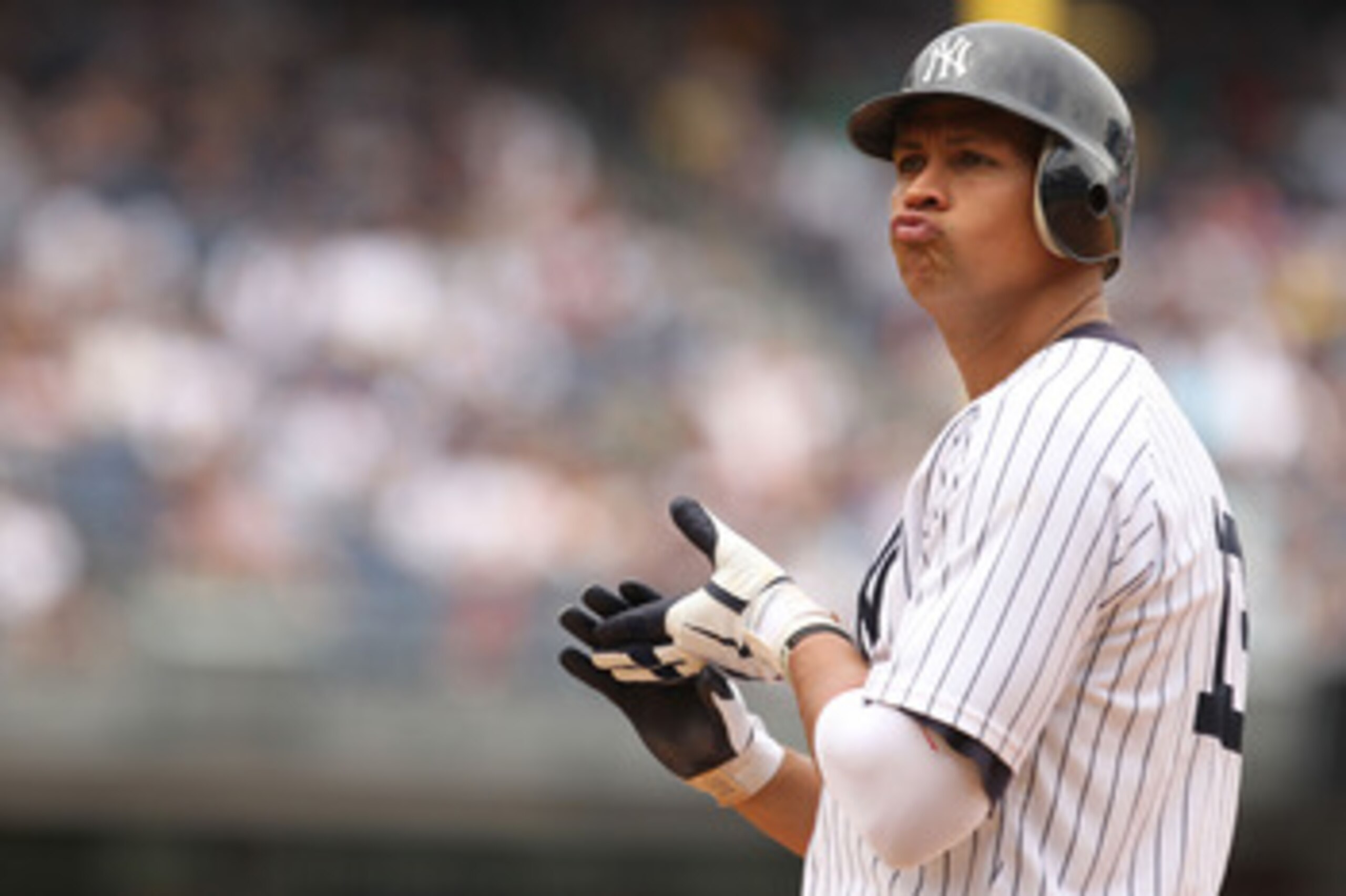 NEW YORK, NY - JUNE 16:  Alex Rodriguez #13 of the New York Yankees looks on against the Texas Rangers during their game on June 16, 2011 at Yankee Stadium in the Bronx borough of New York City.  (Photo by Al Bello/Getty Images)